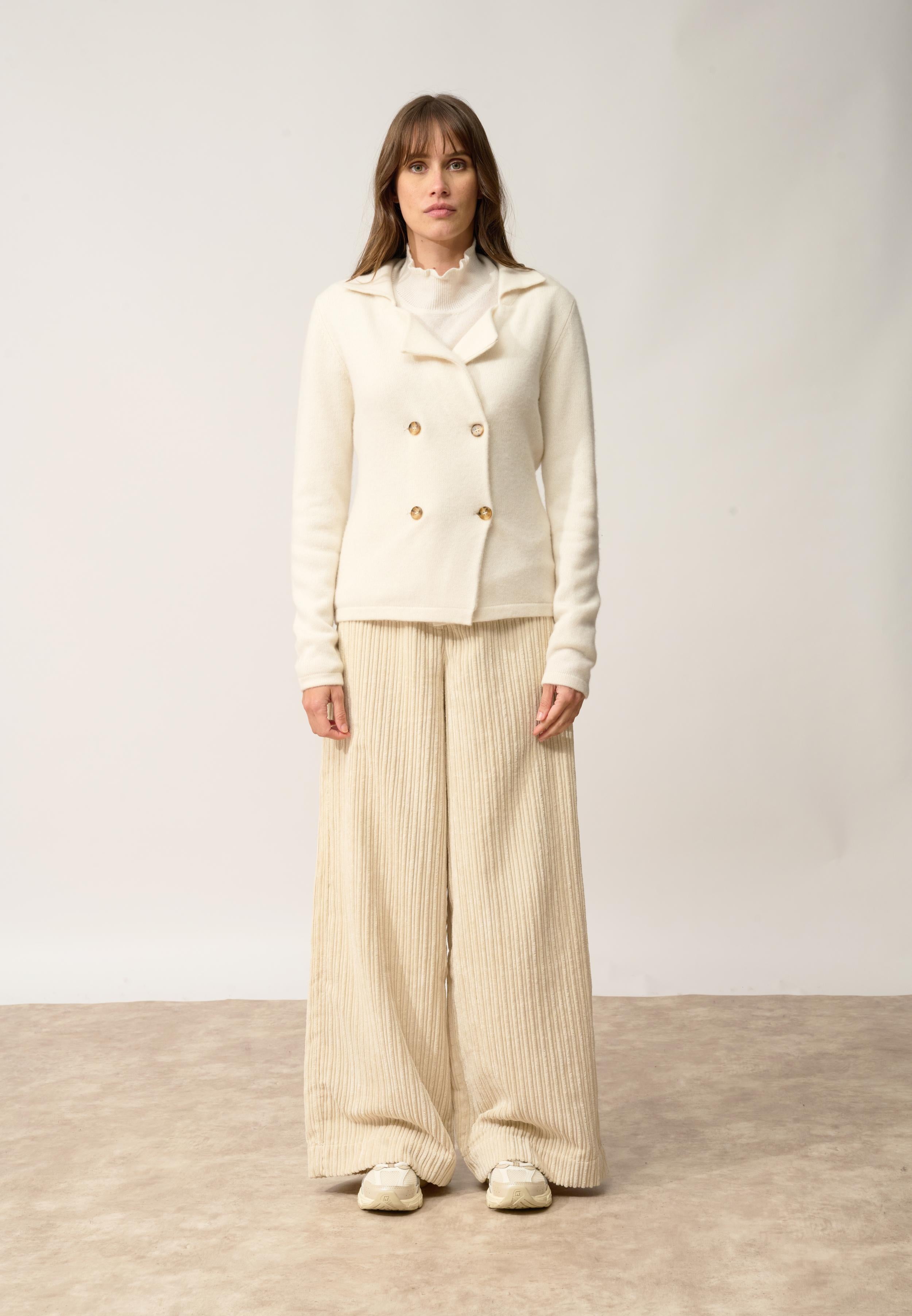 CHLOE veste col tailleur ivoire