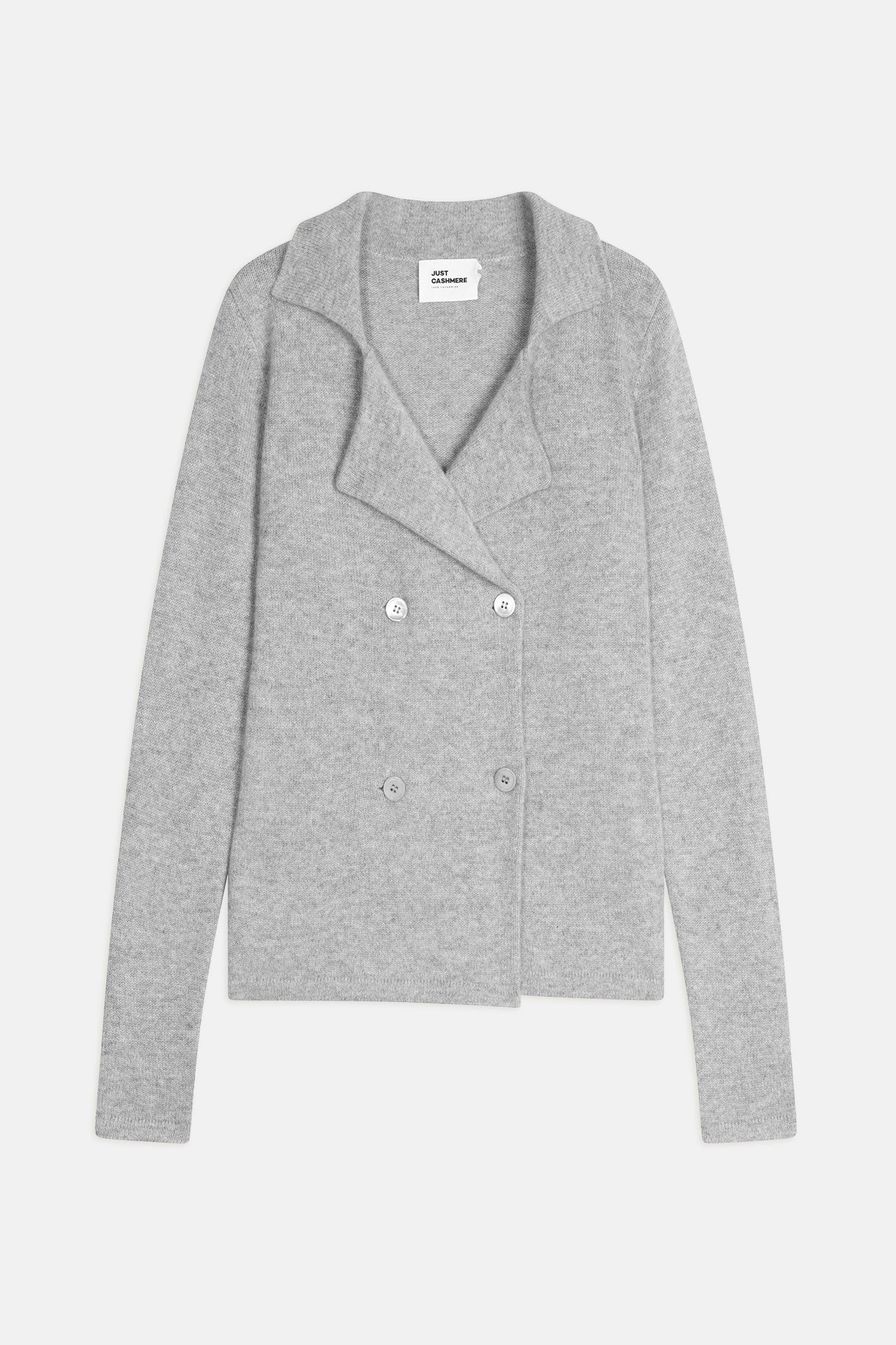 chloe veste col tailleur nuage chiné