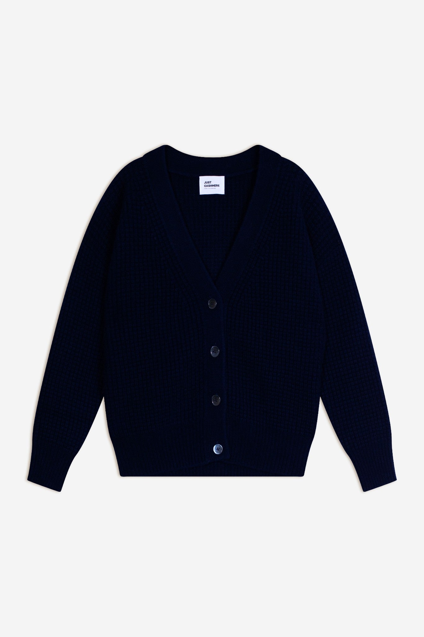 chodrak cardigan col v 8 fils navy
