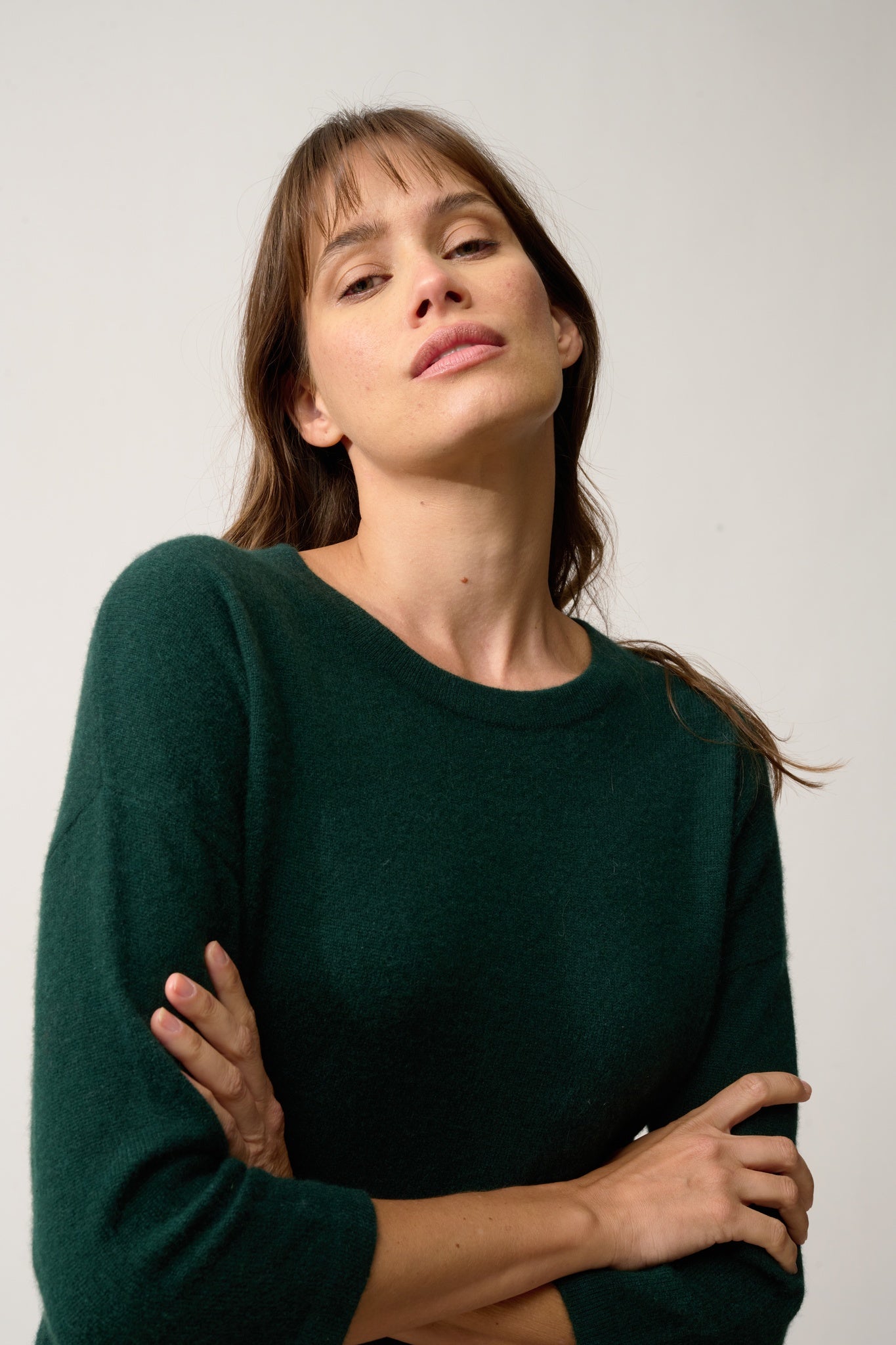 CLATT pull col rond cyprès