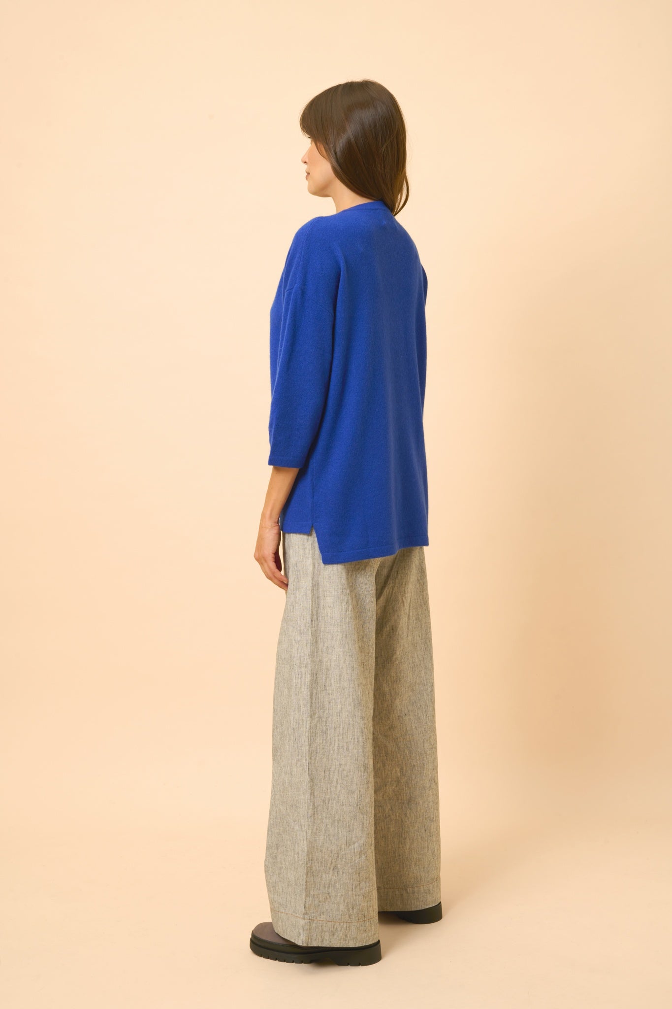 CLATT ultramarine round-neck sweater