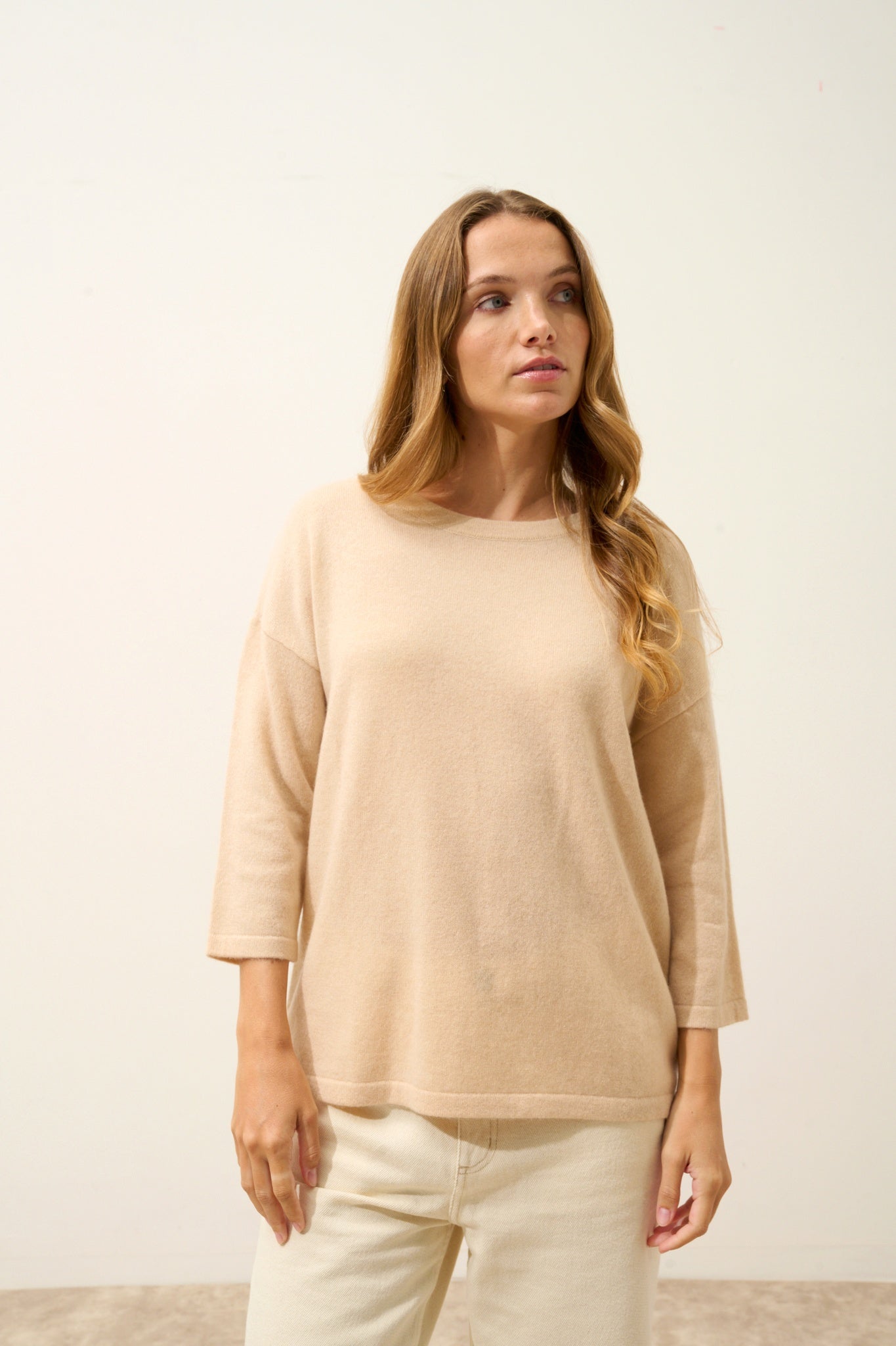 CLATT pull col rond sable