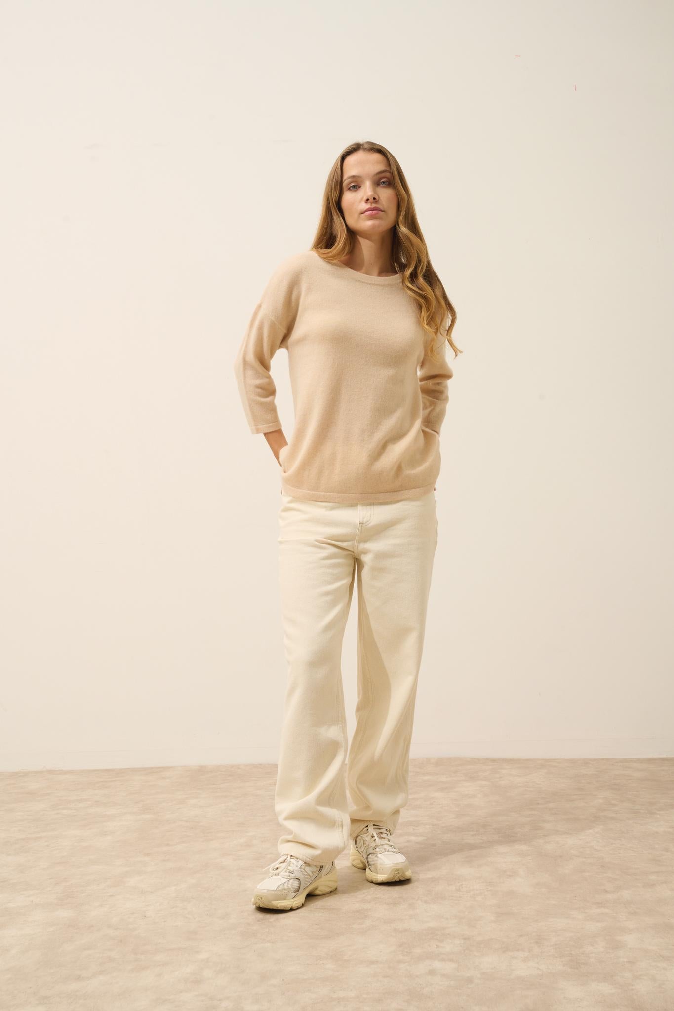 CLATT pull col rond sable
