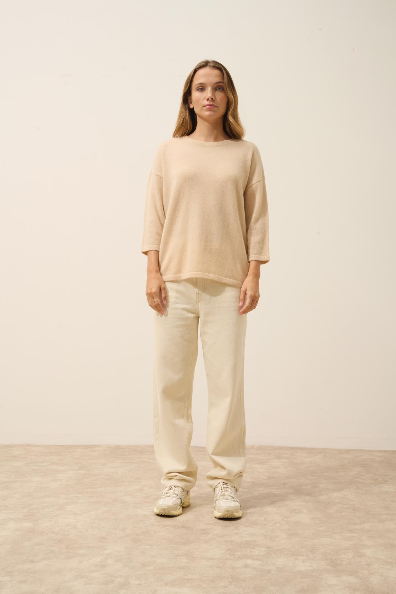 CLATT pull col rond sable