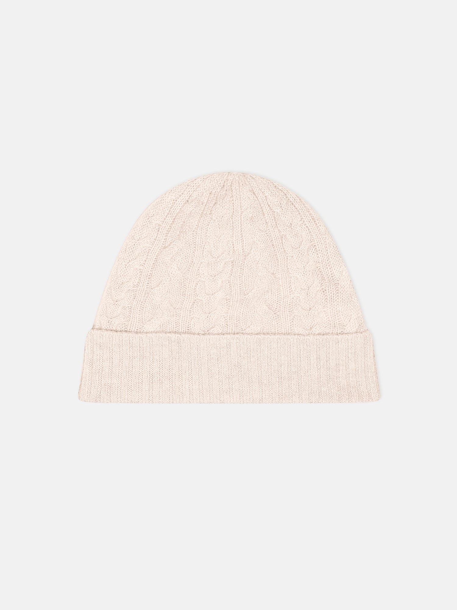 CLEO bonnet 4 fils beige chiné