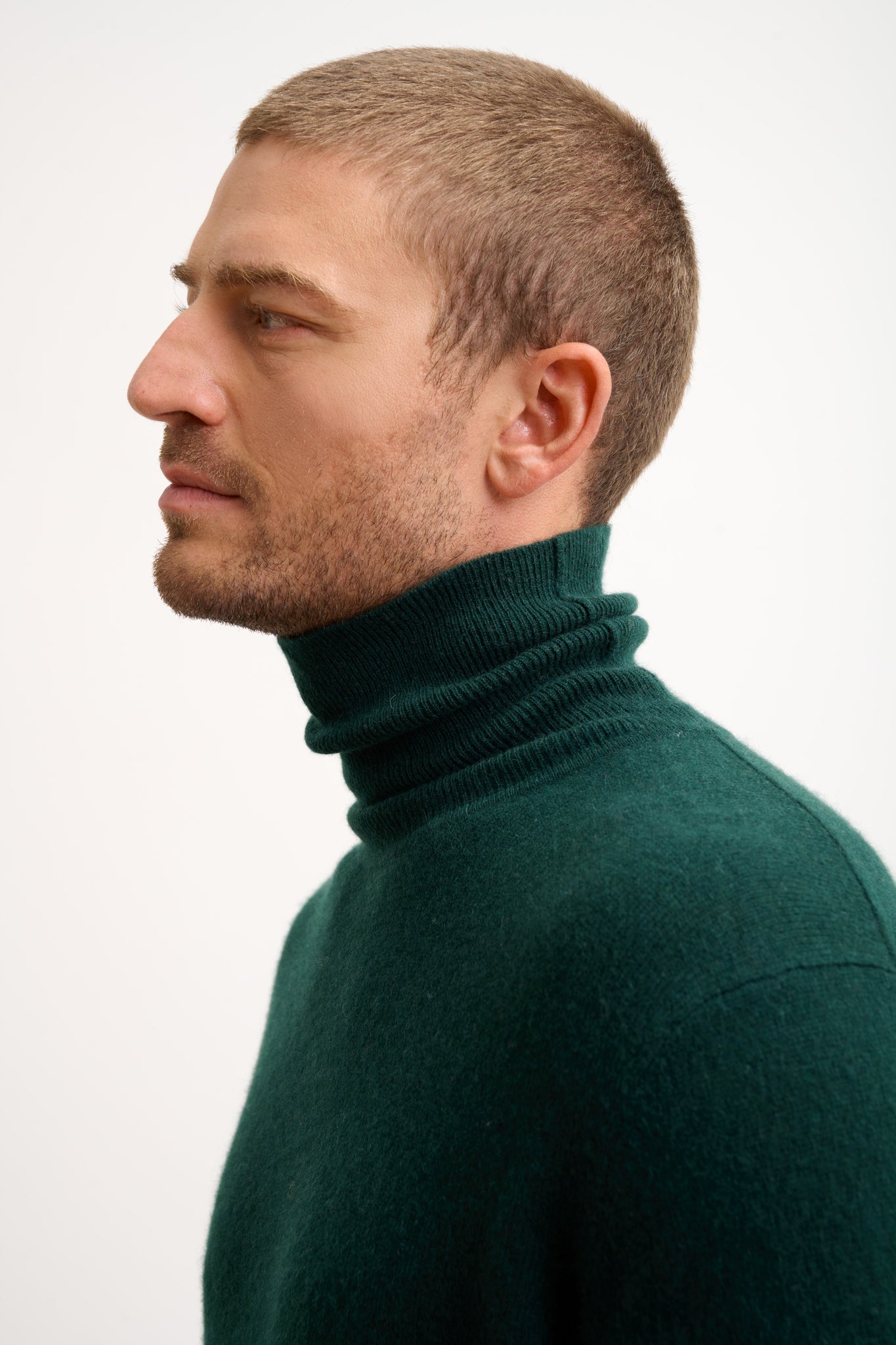 CONNOR pull col roulé cyprès