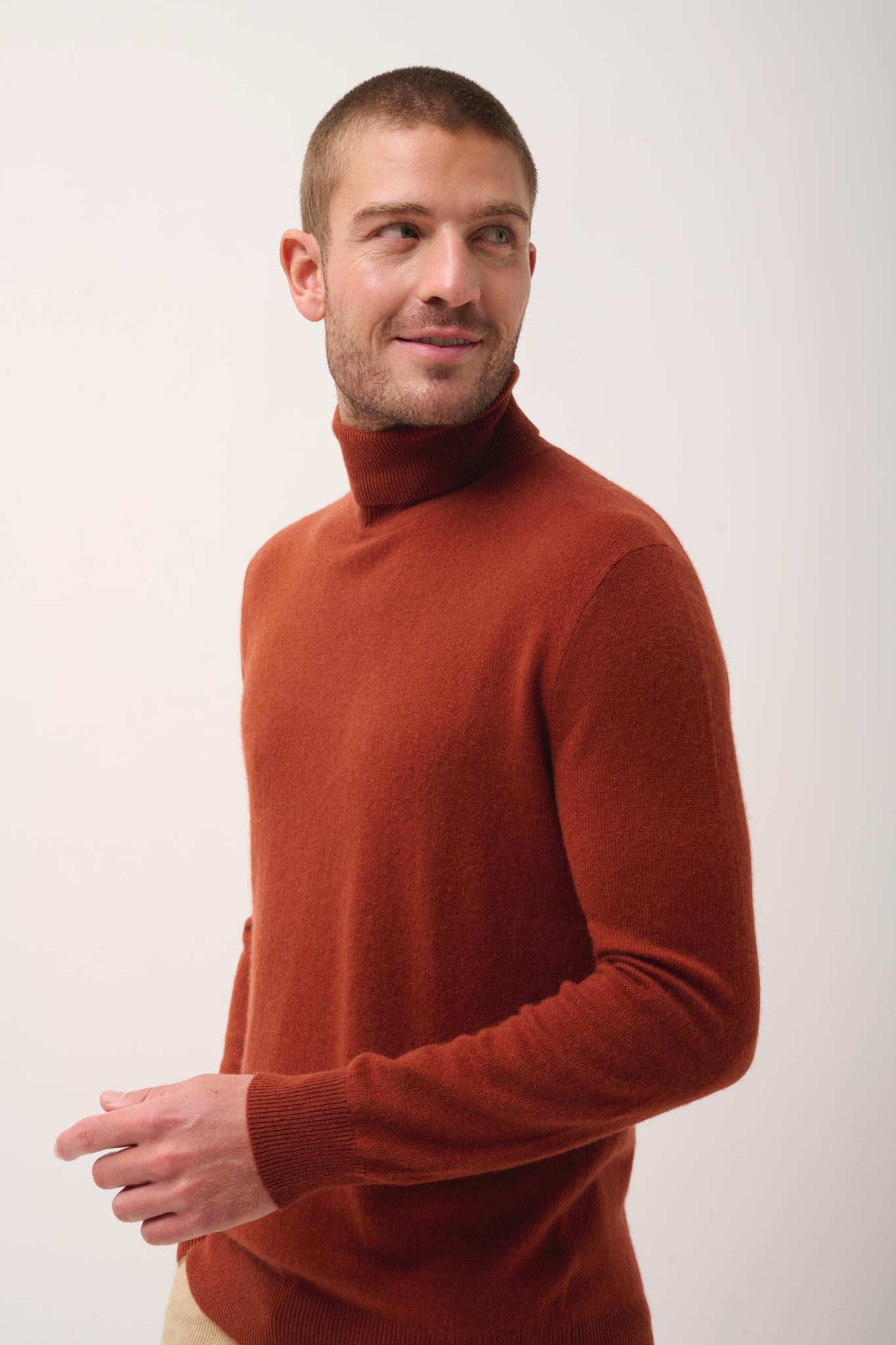 CONNOR pull col roulé écureuil