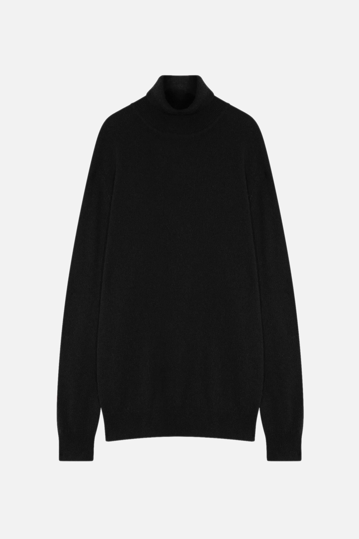 CONNOR pull col roulé noir