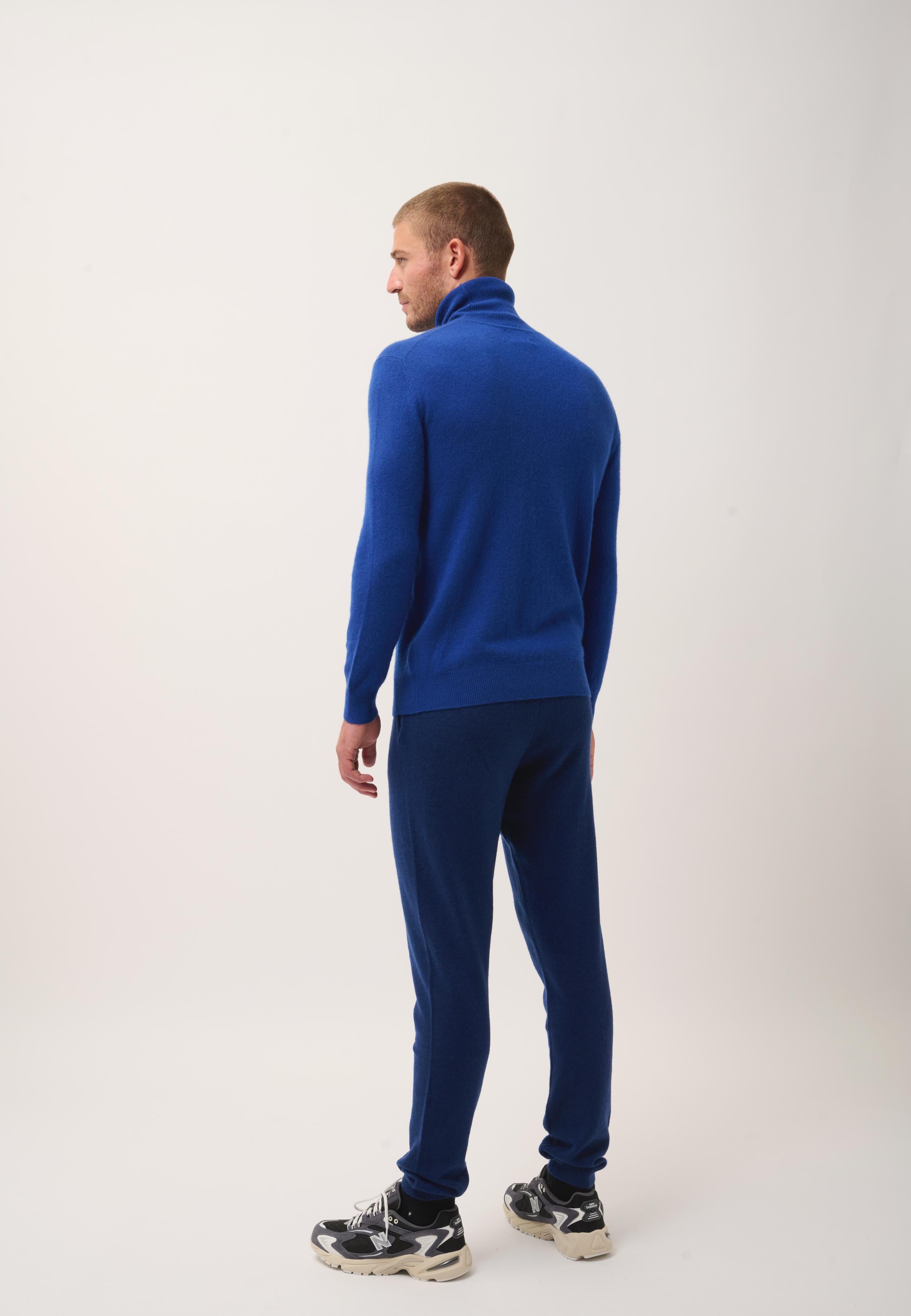 CONNOR pull col roulé outremer