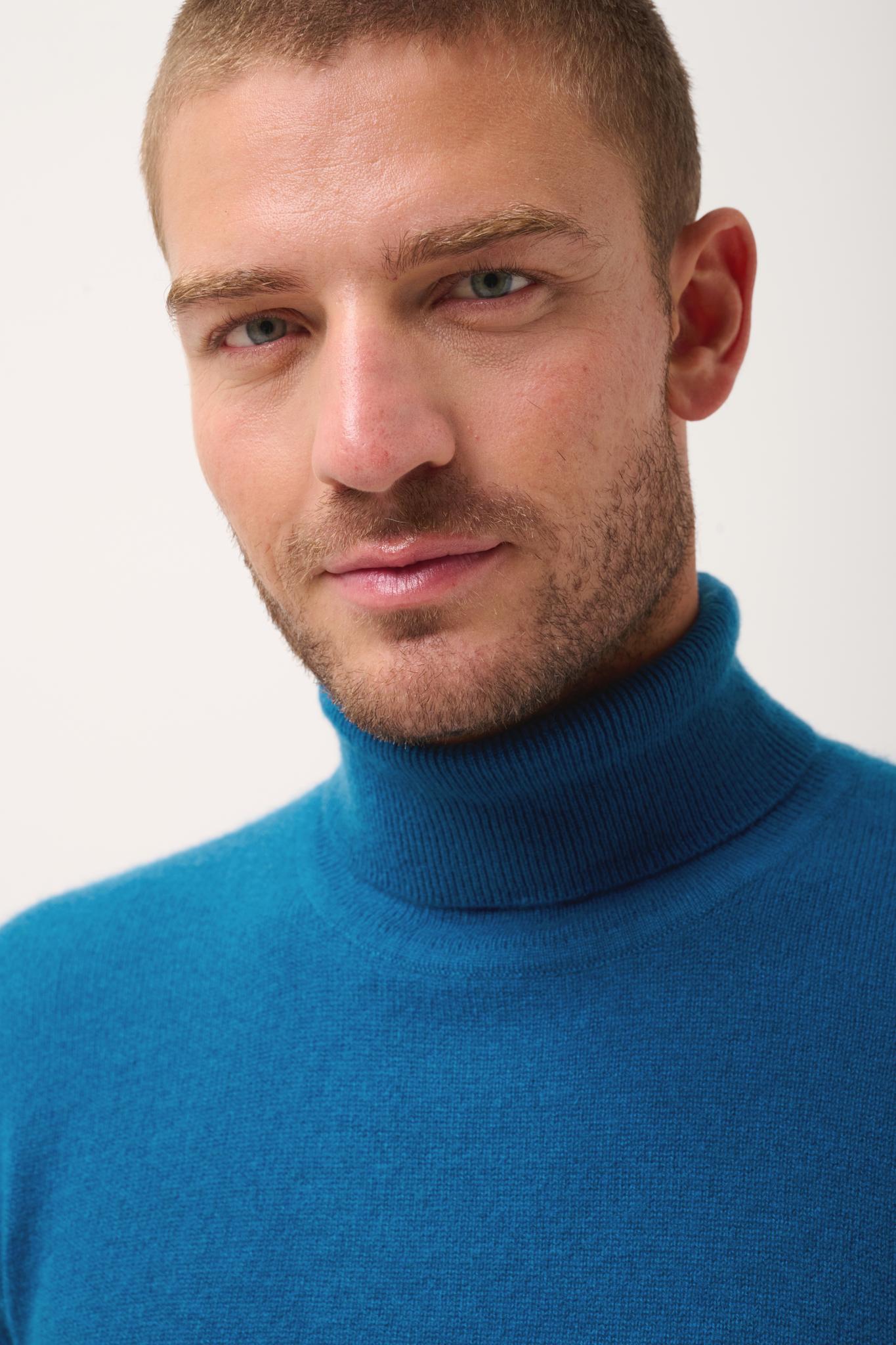 CONNOR pull col roulé paon