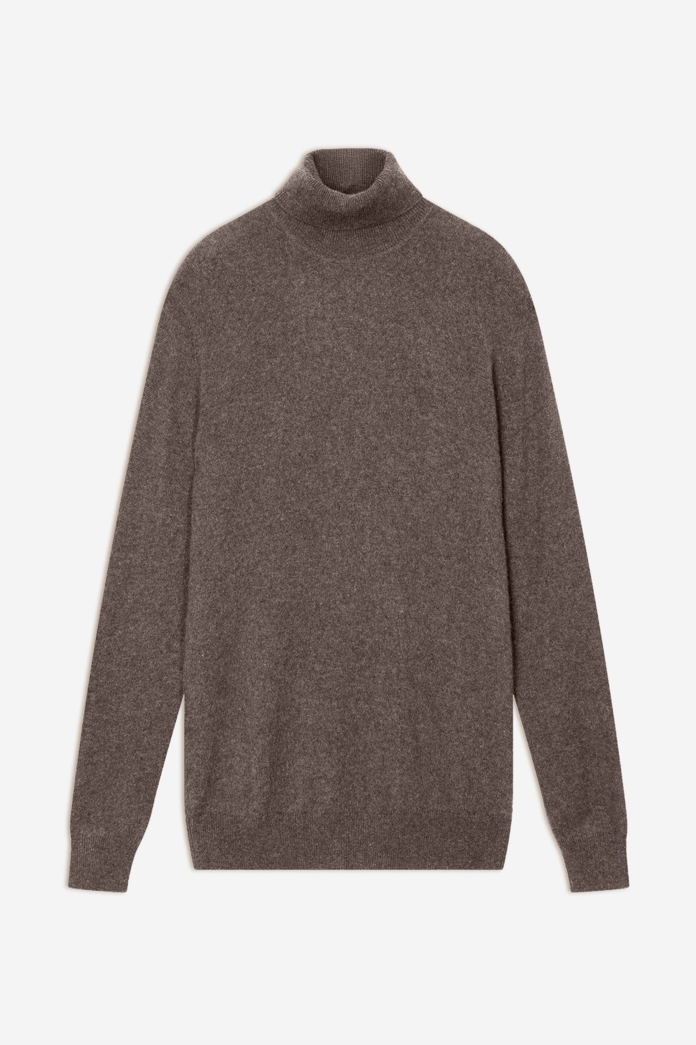 Connor taupe heathered turtleneck sweater