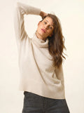 ROMANE Pull Col Roulé 4 Fils Neige