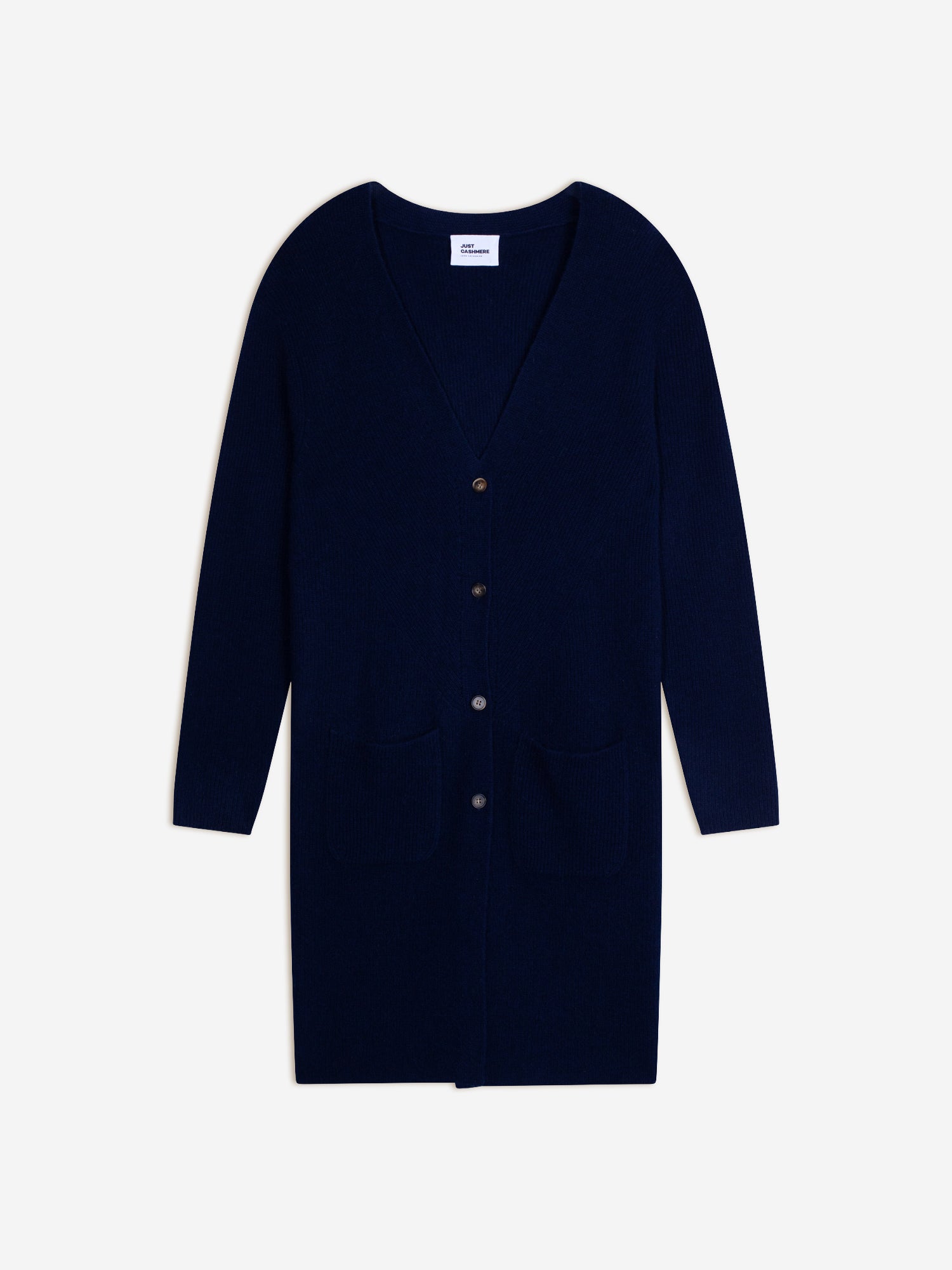 DACHE cardigan long col v navy