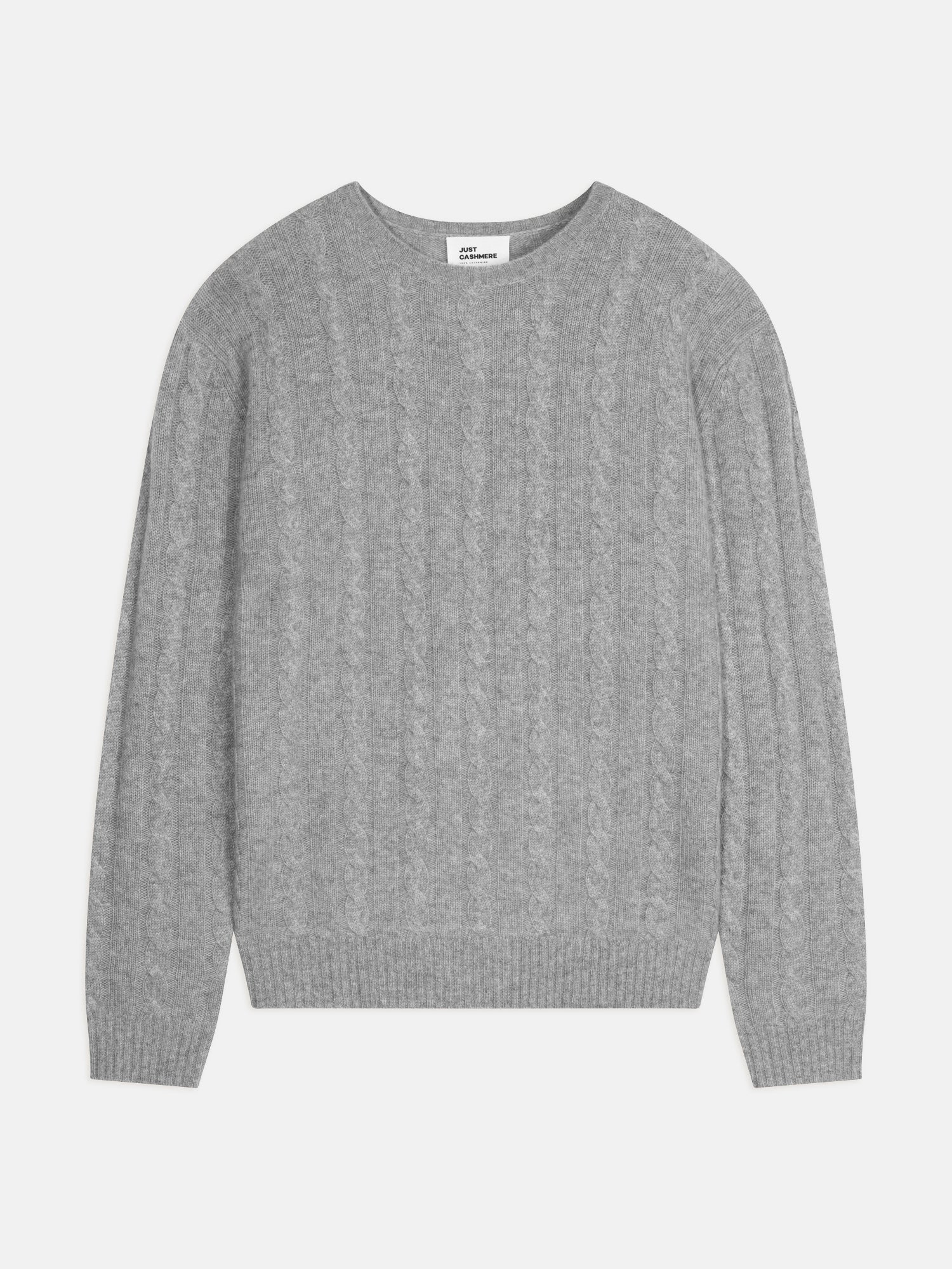 DARRI pull col rond 4 fils nuage chiné