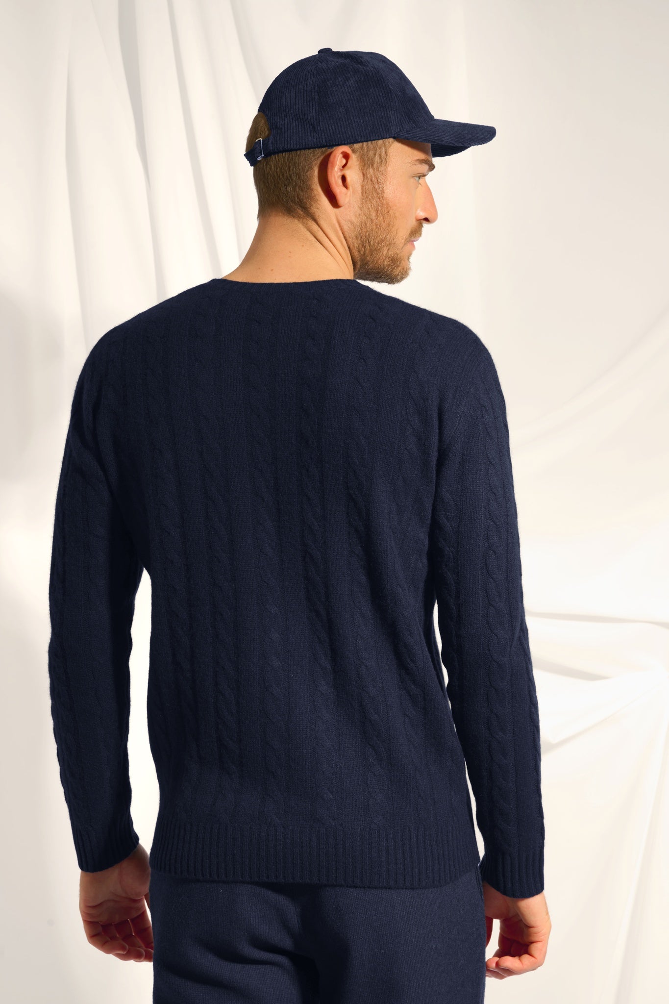 DARRI pull col rond navy