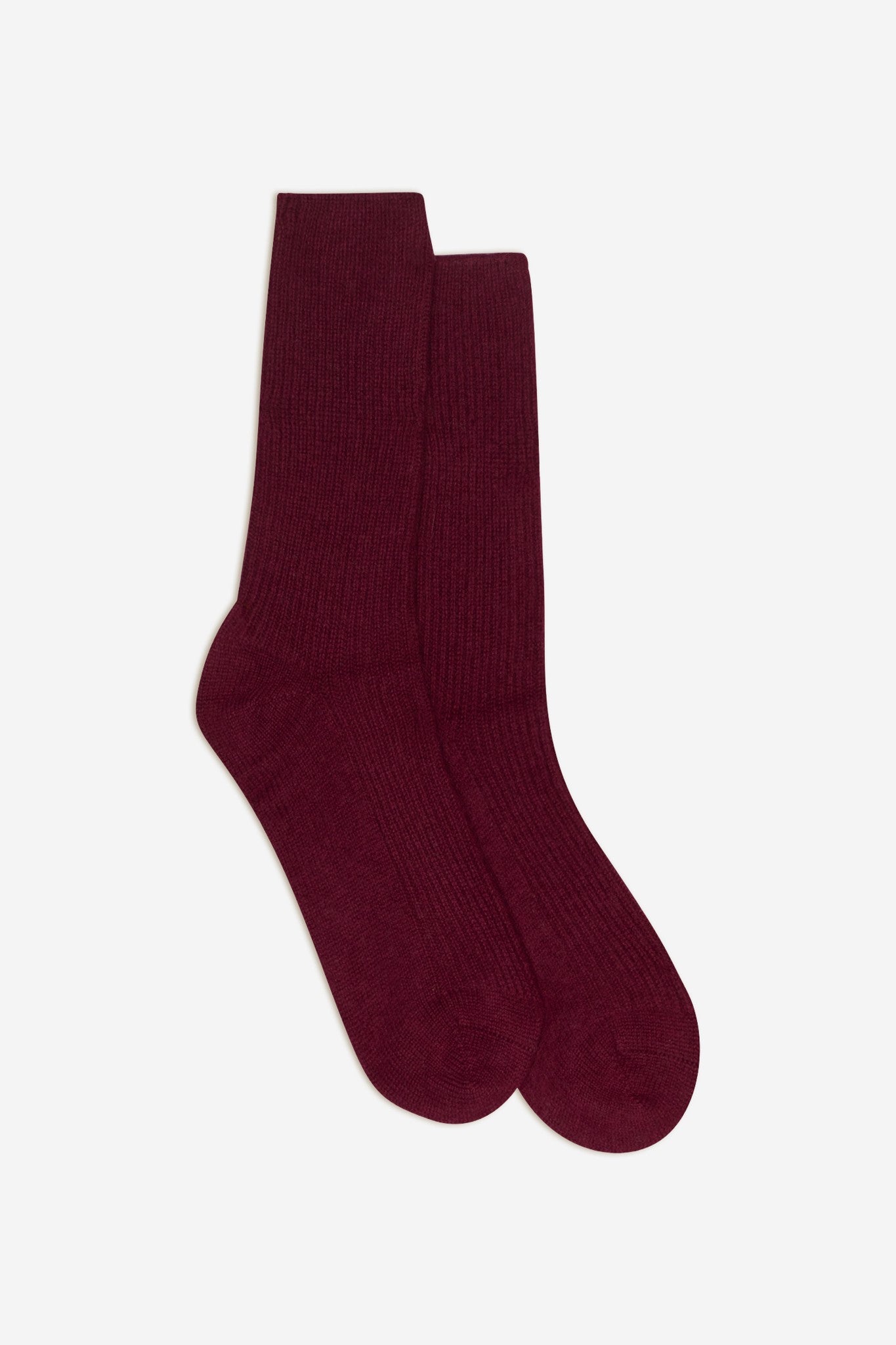 dayaya chaussettes 4 fils bordeaux