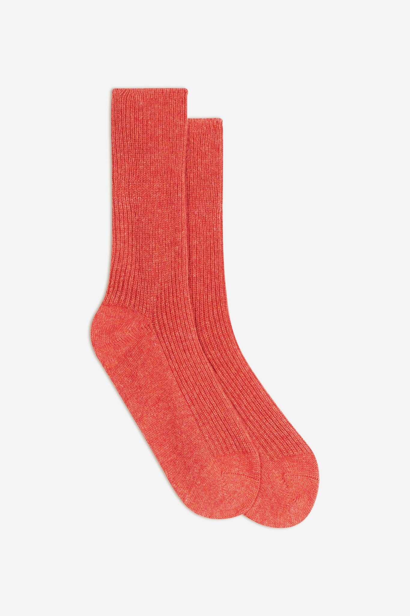 dayaya chaussettes 4 fils orange chiné