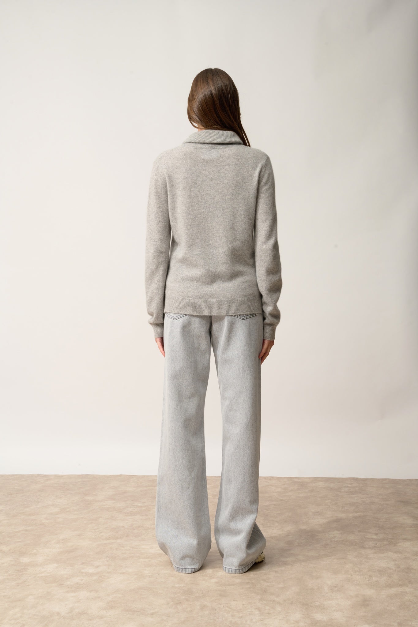 DONATELLA cloudy turtleneck sweater