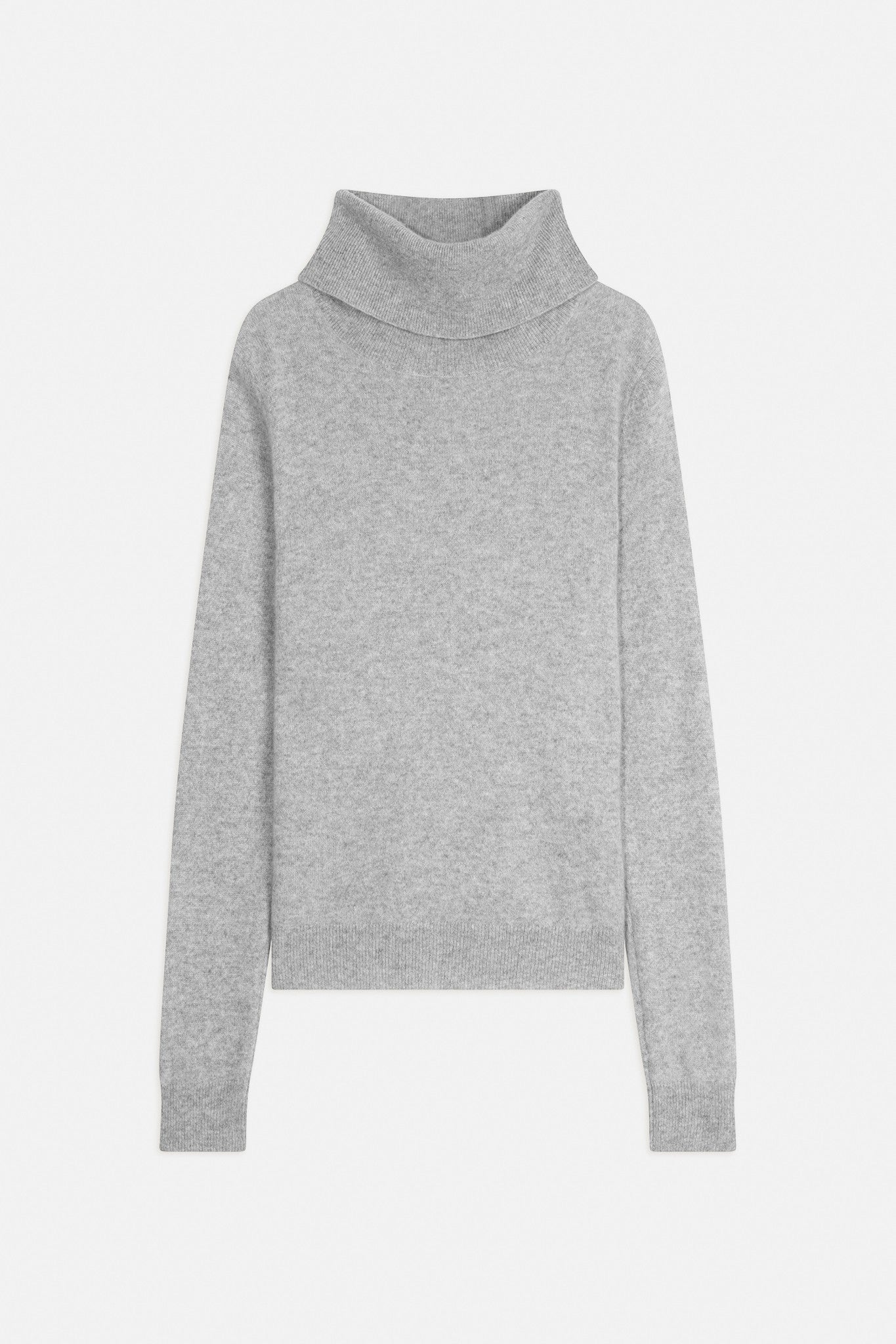 donatella pull col roulé nuage chiné