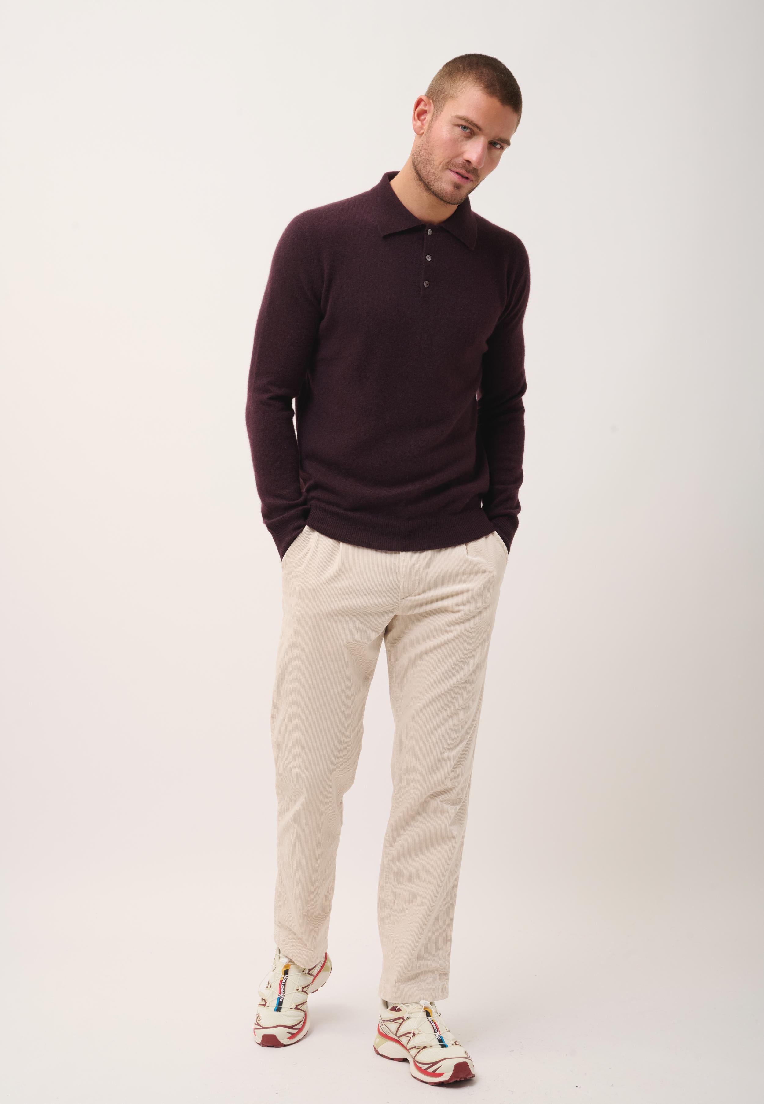 DOUGLAS polo  aubergine