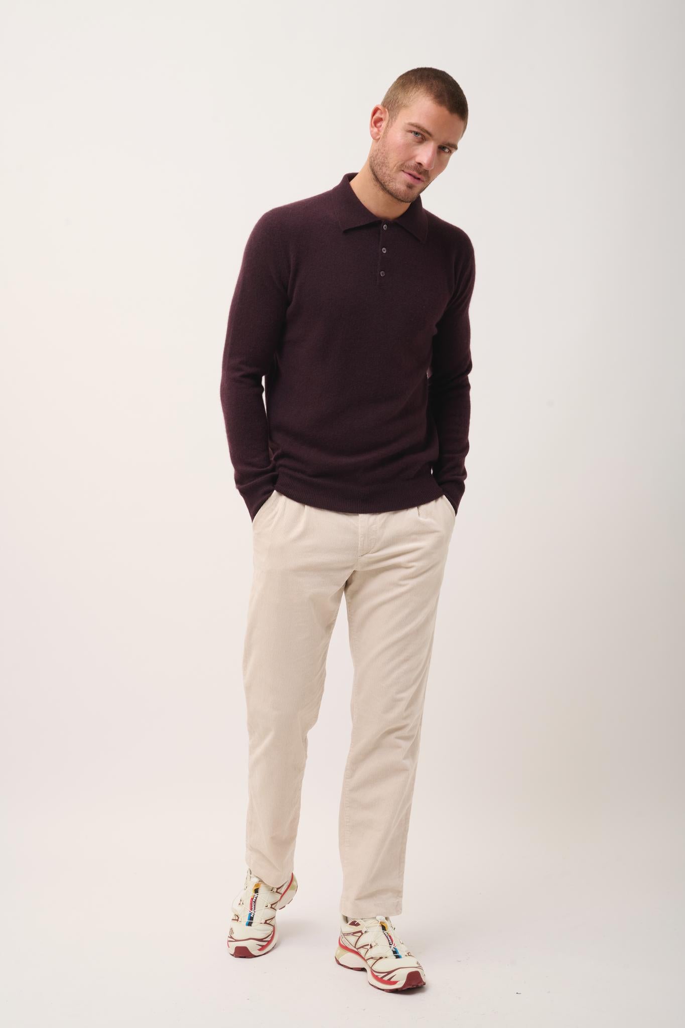 DOUGLAS polo  aubergine