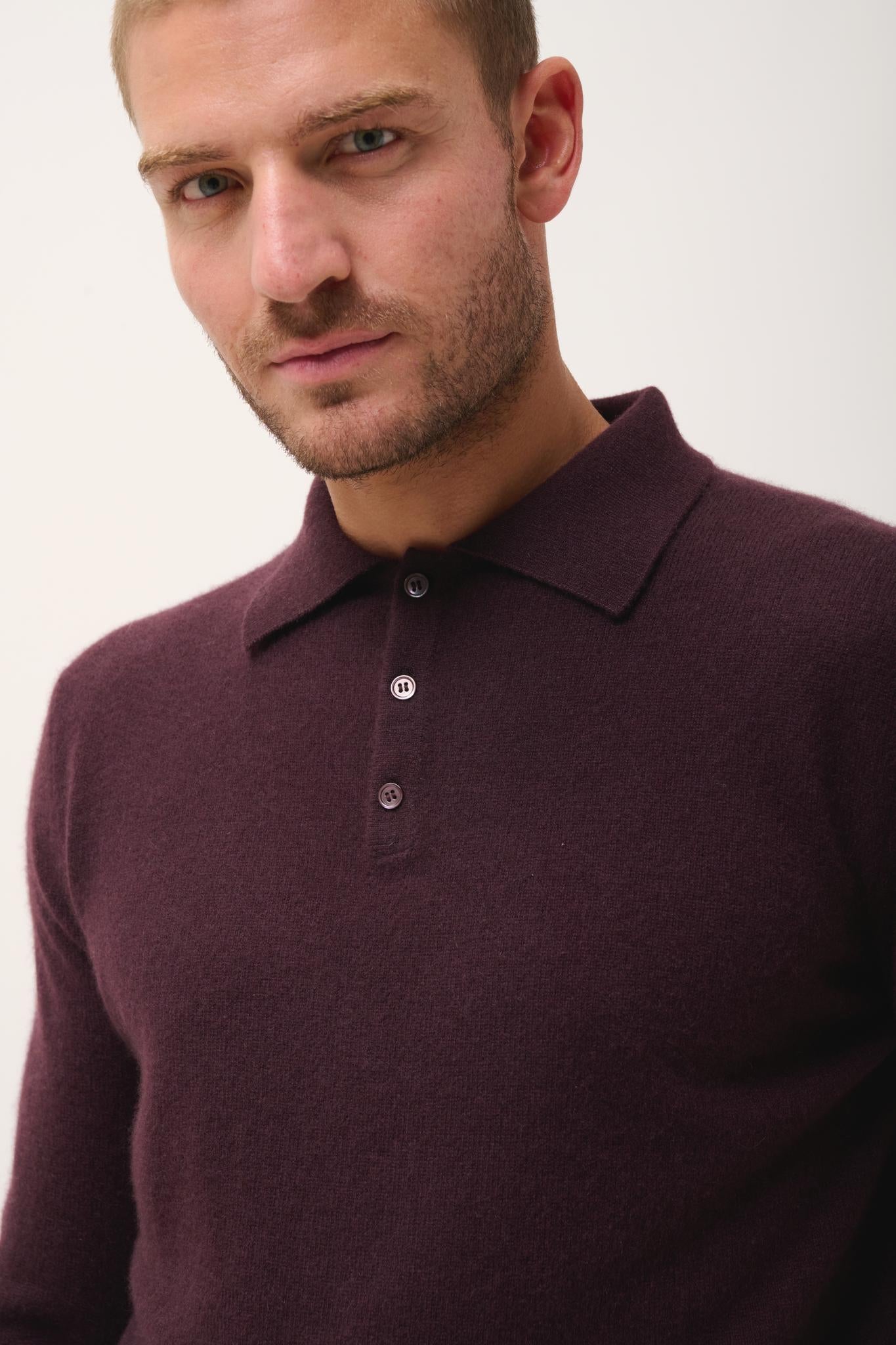 DOUGLAS polo  aubergine