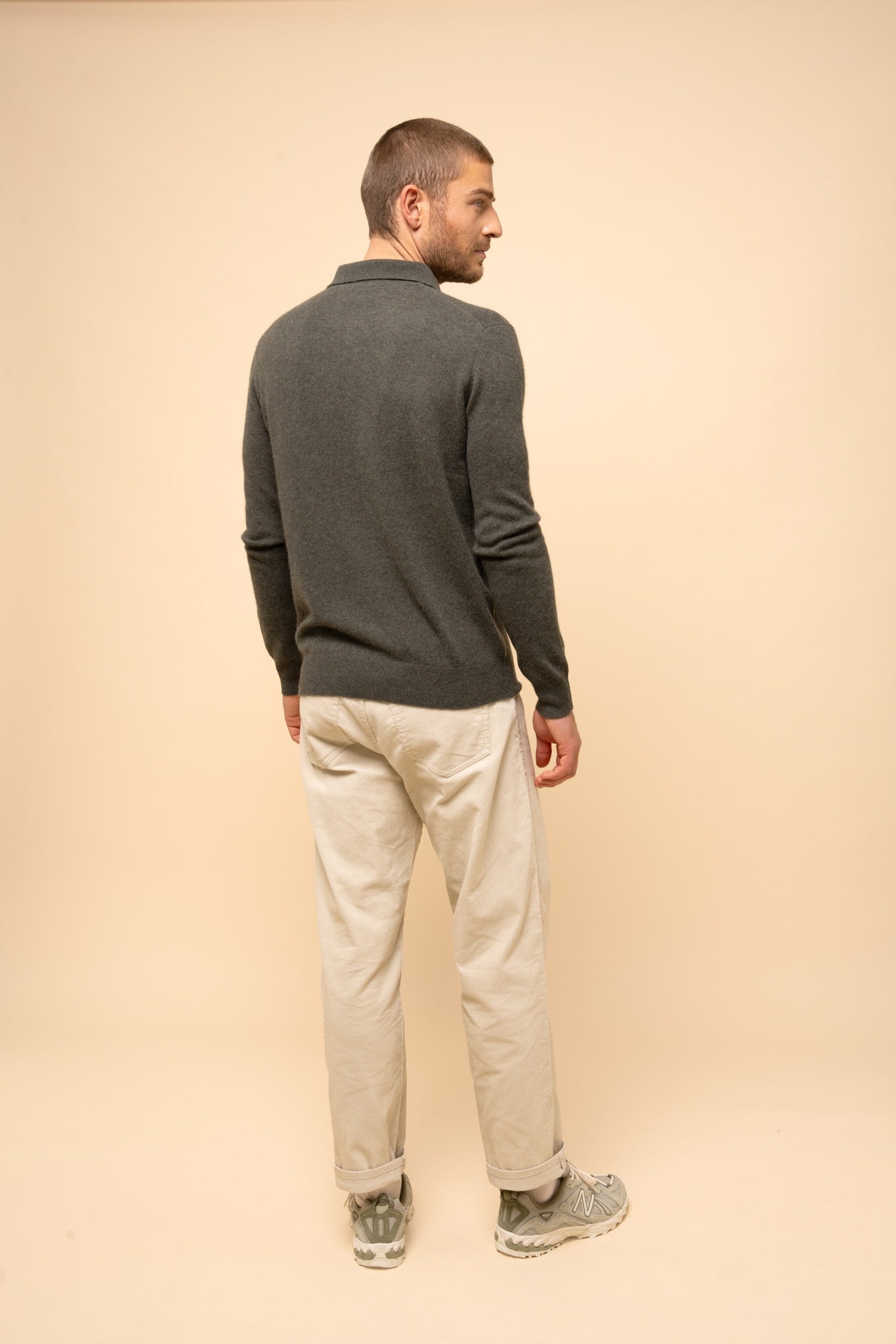 DOUGLAS polo  kaki chiné