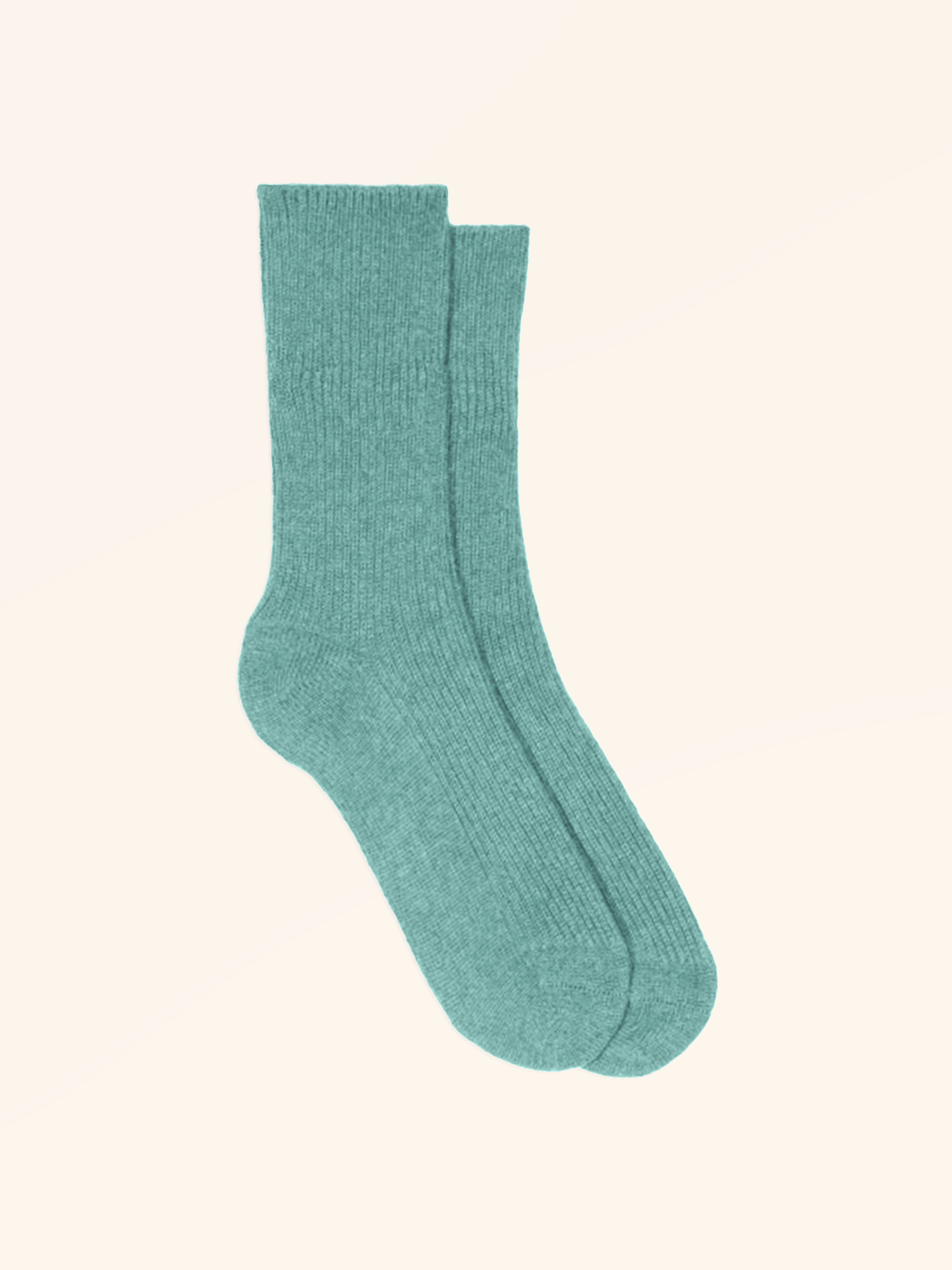 Chaussettes 4 Fils Vert Chiné