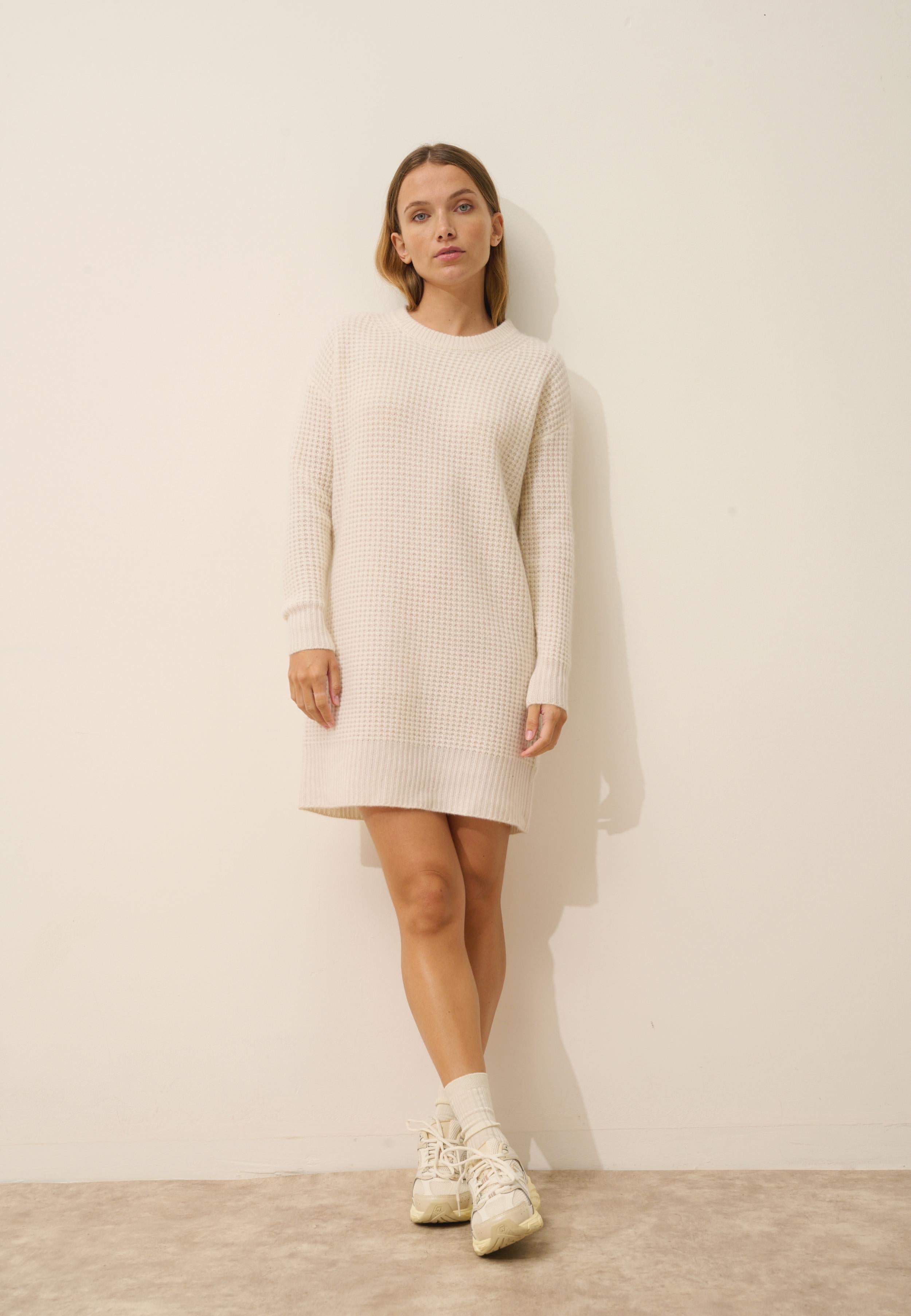 ELENA robe col rond neige