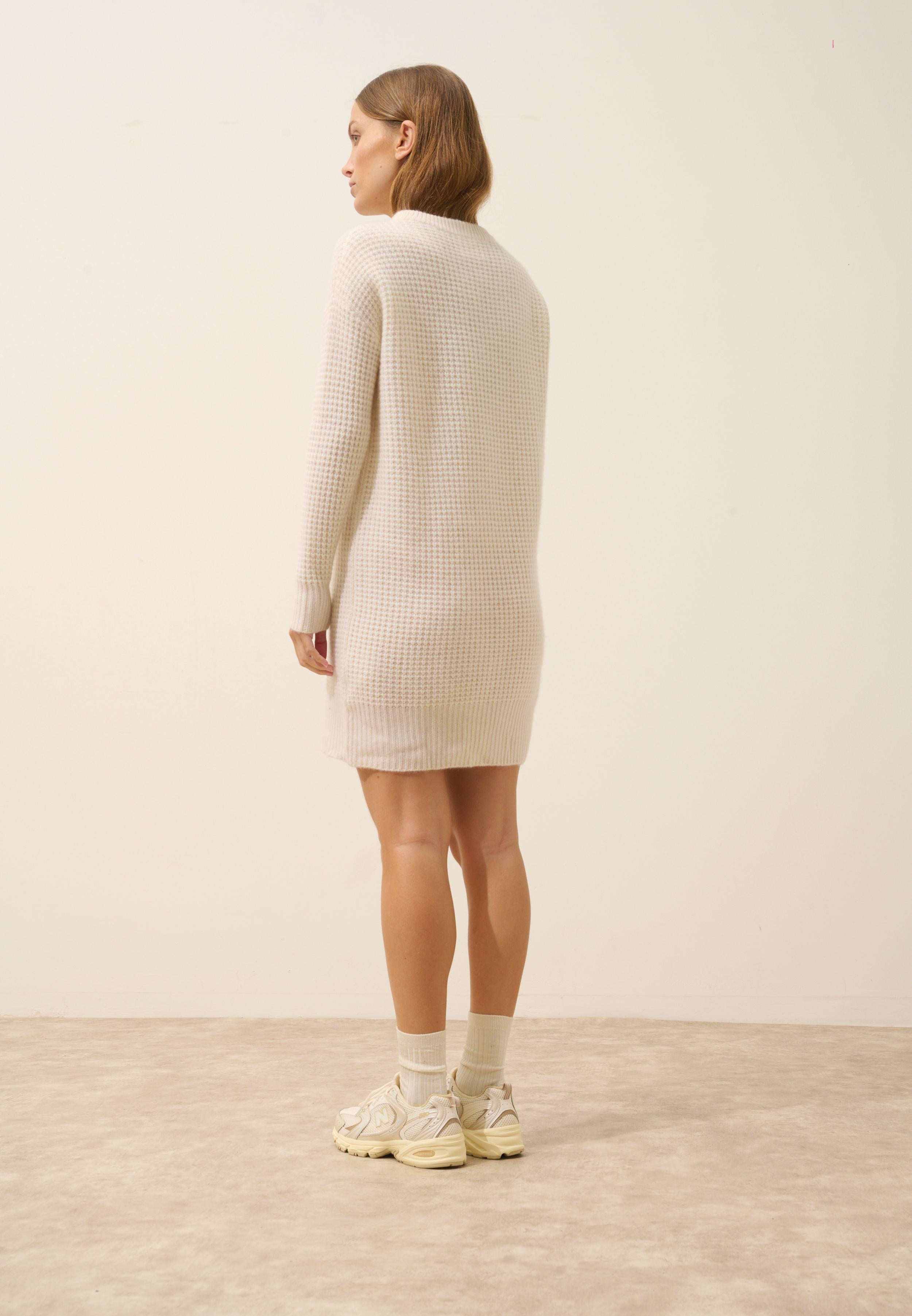 ELENA robe col rond neige