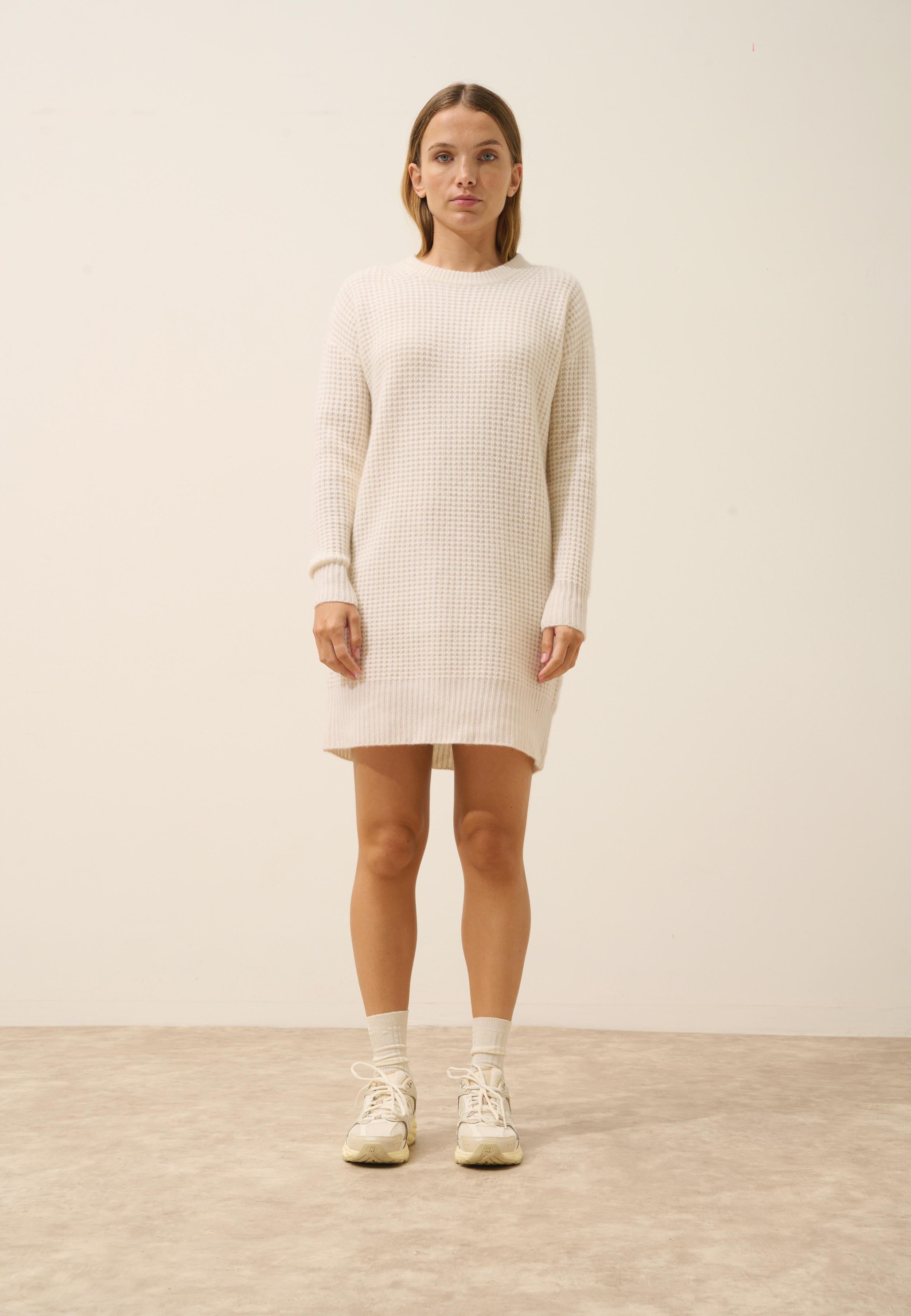 ELENA robe col rond neige