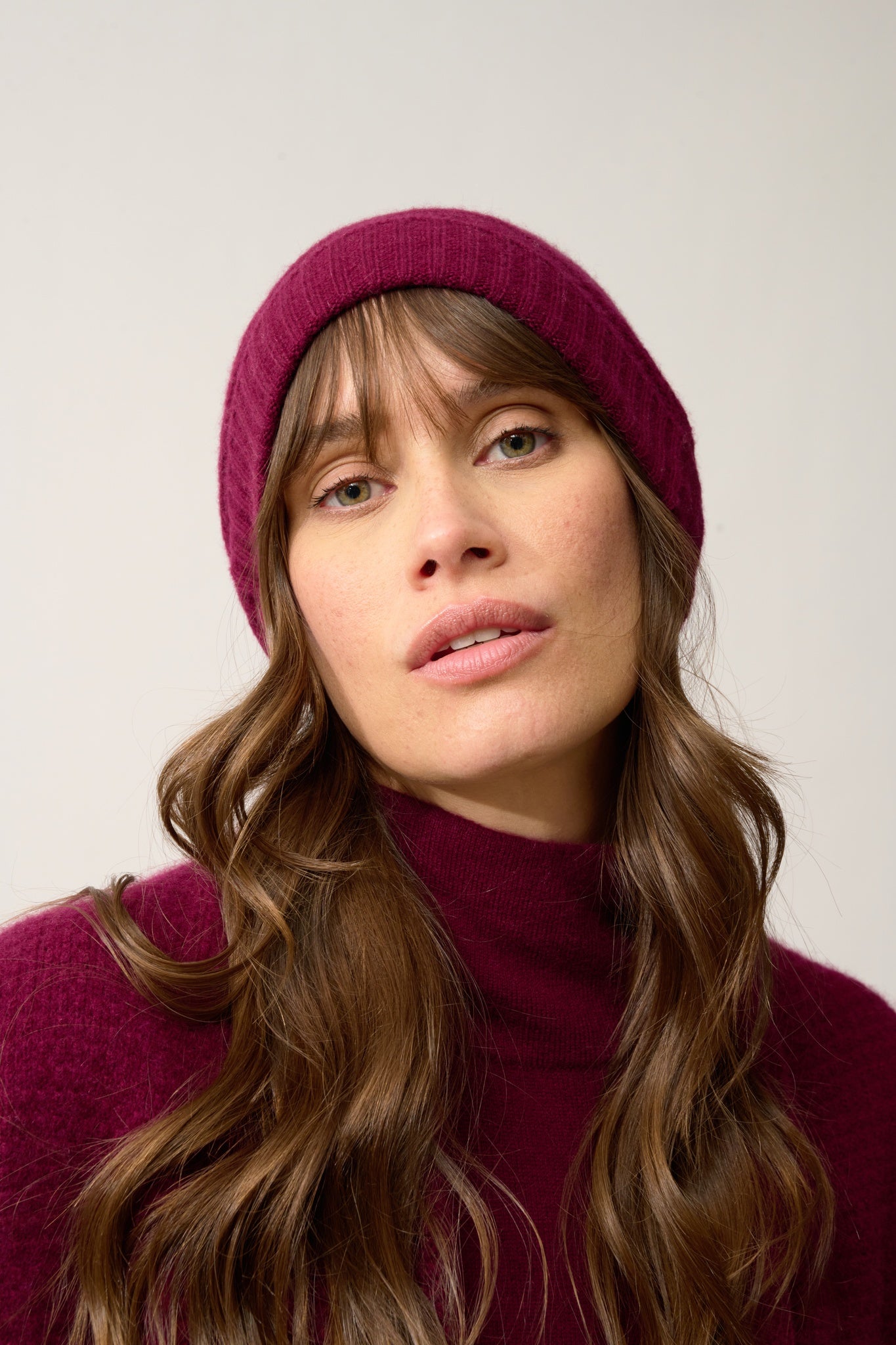 EMBER bonnet 4 fils bordeaux