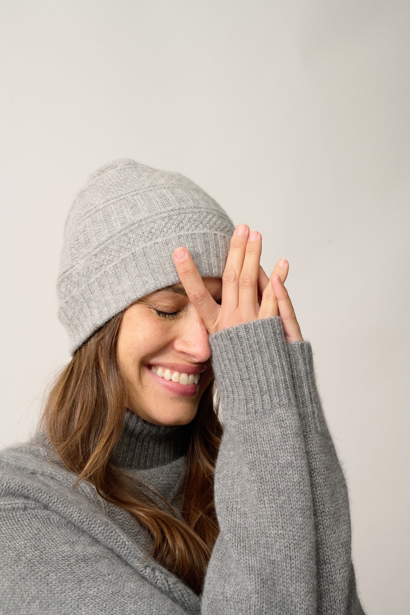 EMBER bonnet 4 fils nuage chiné