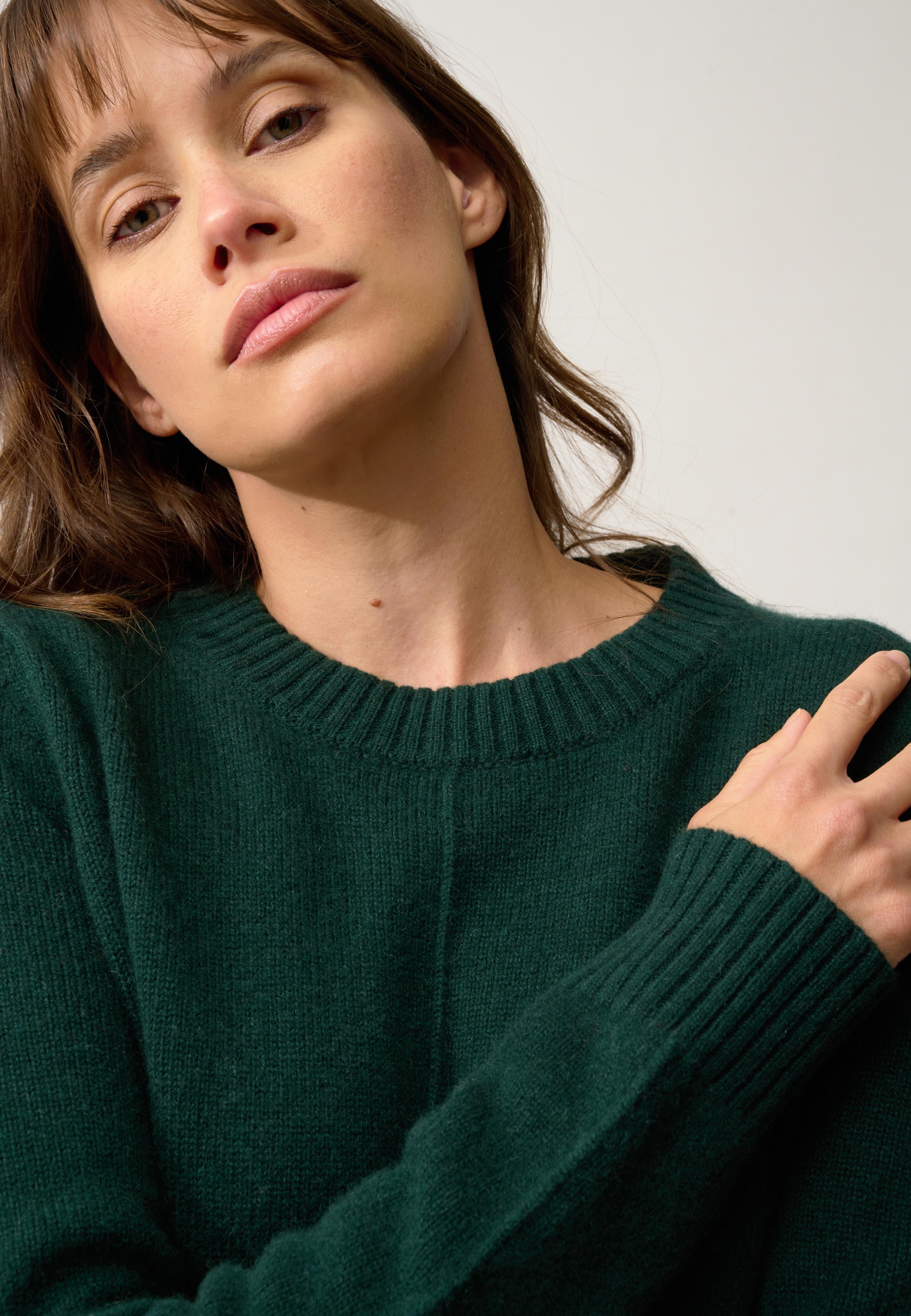 EMMA pull col rond cyprès