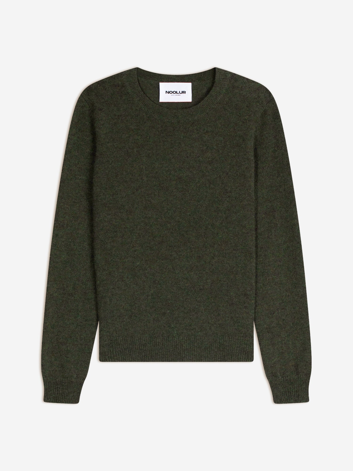 ERDENET pull col rond kaki chiné