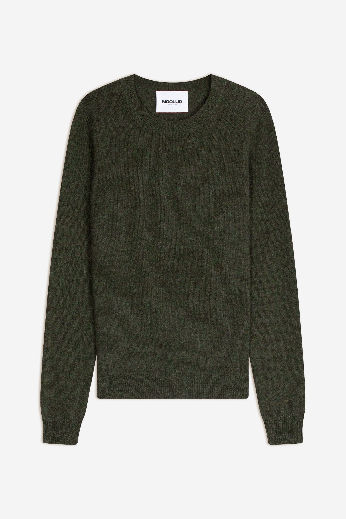 erdenet pull col rond kaki chiné