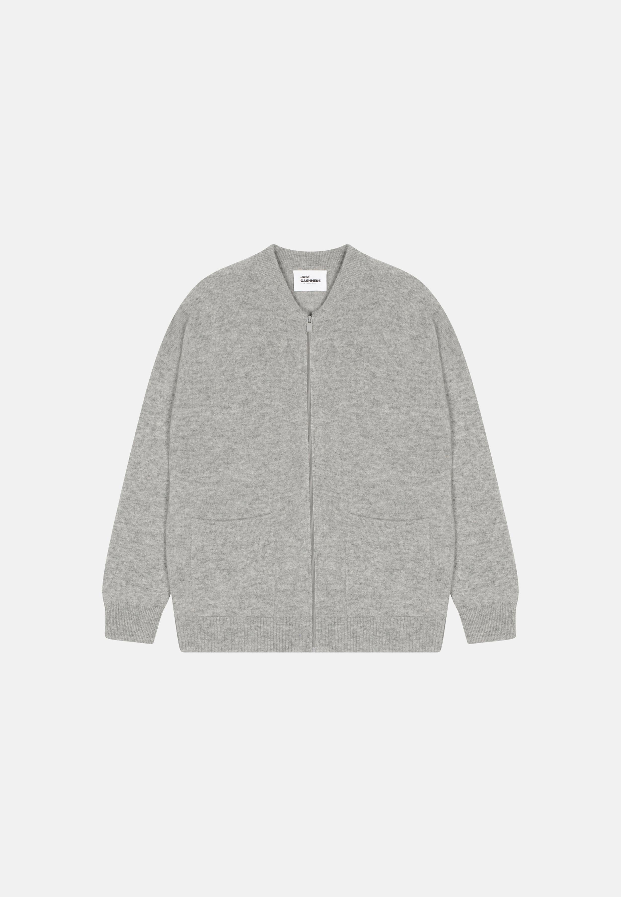 ERVIE gilet col mao nuage chiné