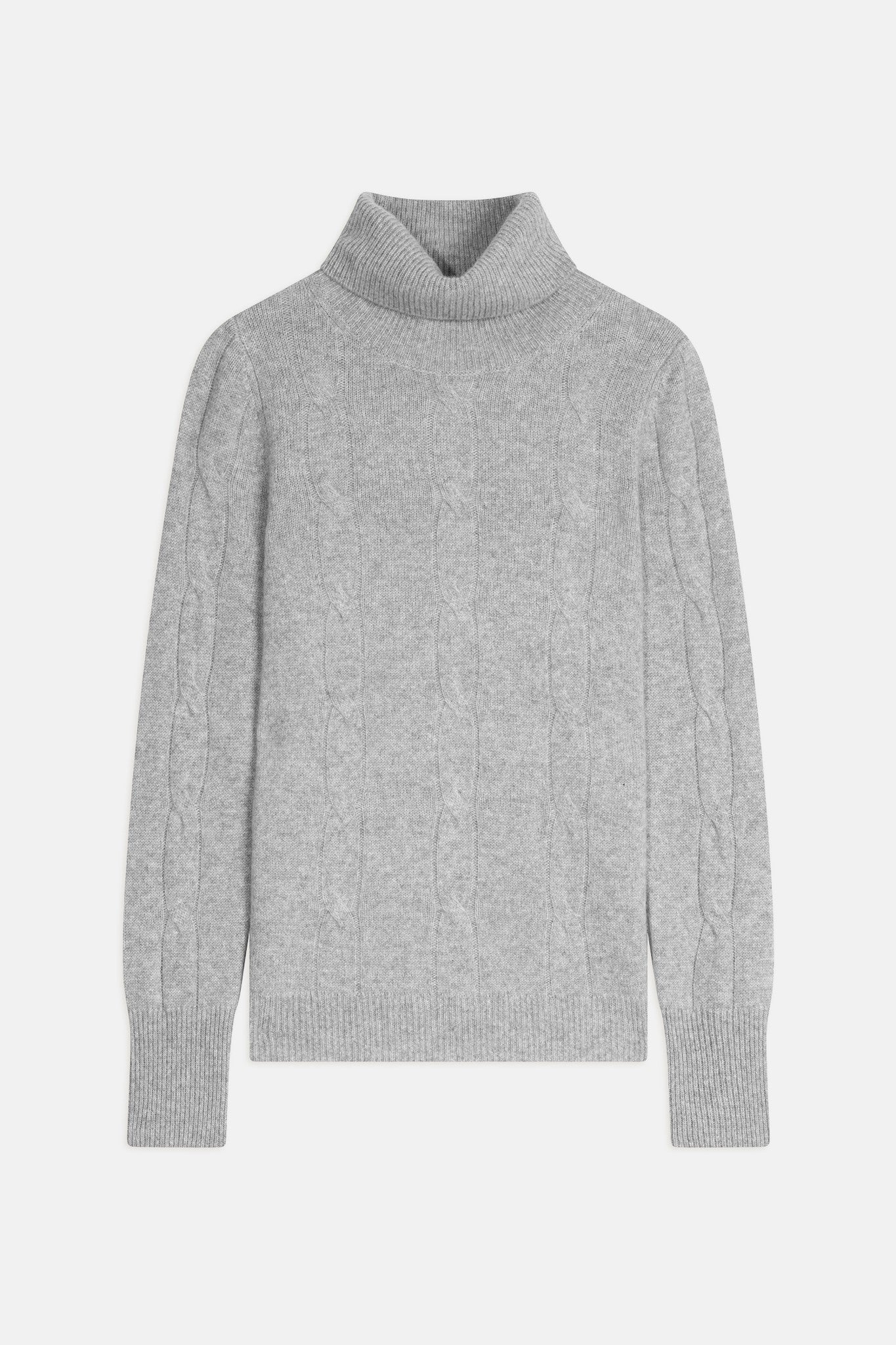 estelle pull col roulé nuage chiné
