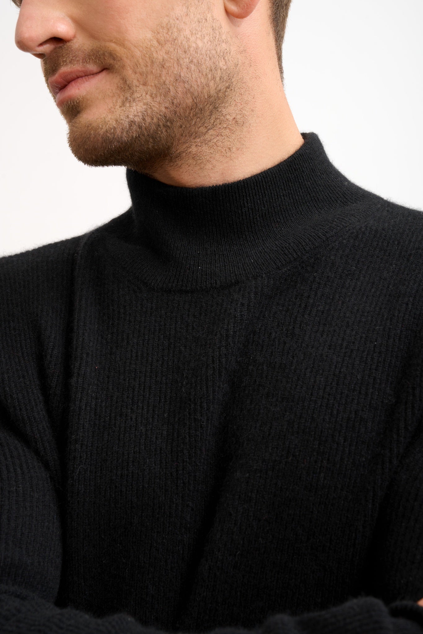 EVA pull col montant noir