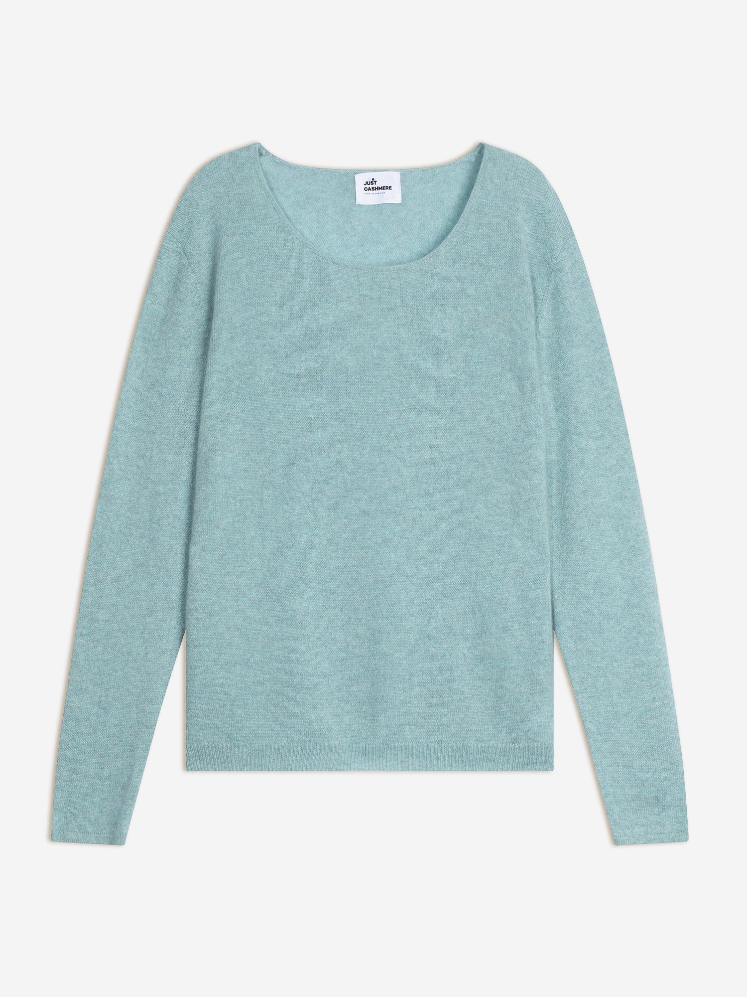 FIONA pull col bateau aqua chiné