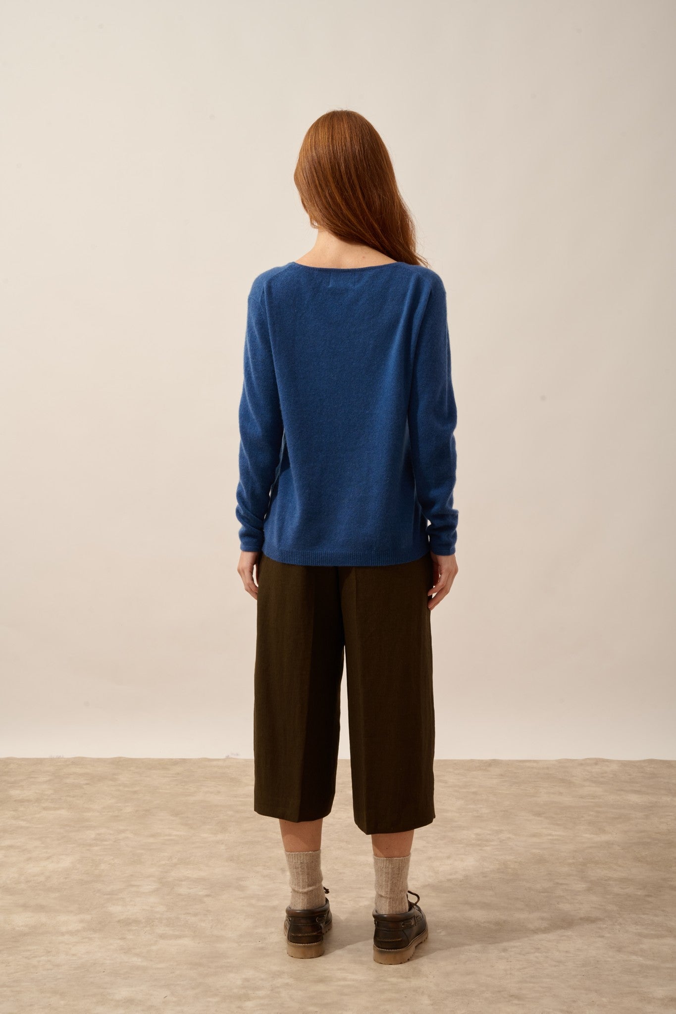 fiona pull col bateau bleu perse