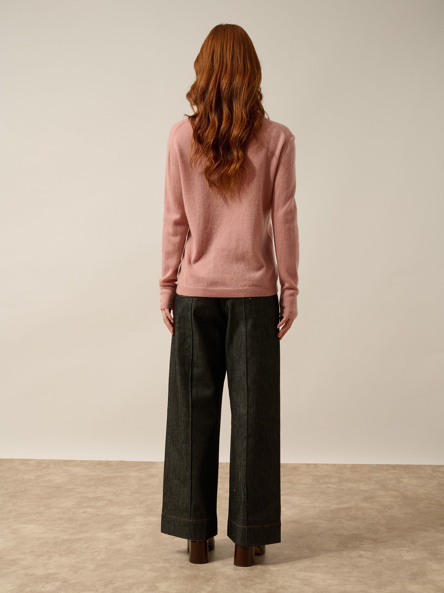 fiona pull col bateau bois de rose