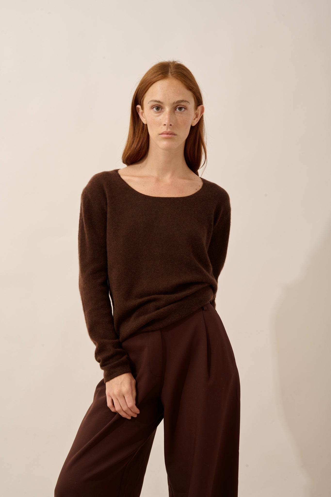 FIONA pull col bateau café