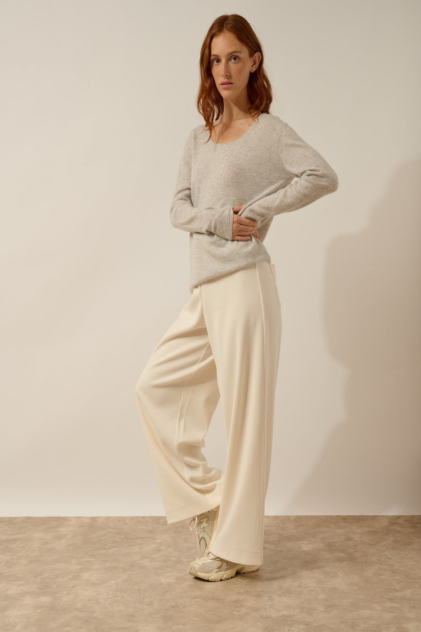 FIONA pull col bateau glacier chiné