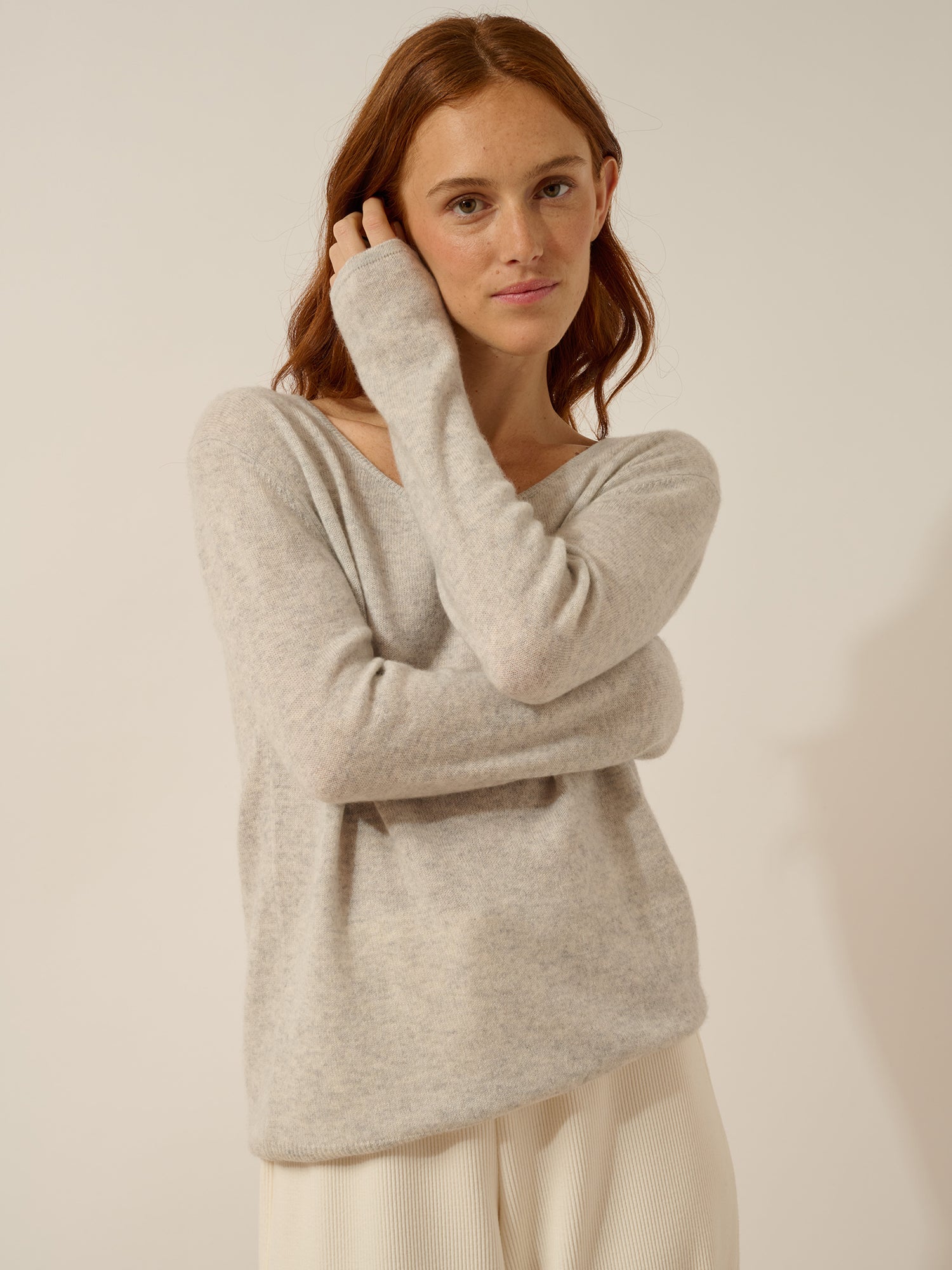 FIONA pull col bateau glacier chiné