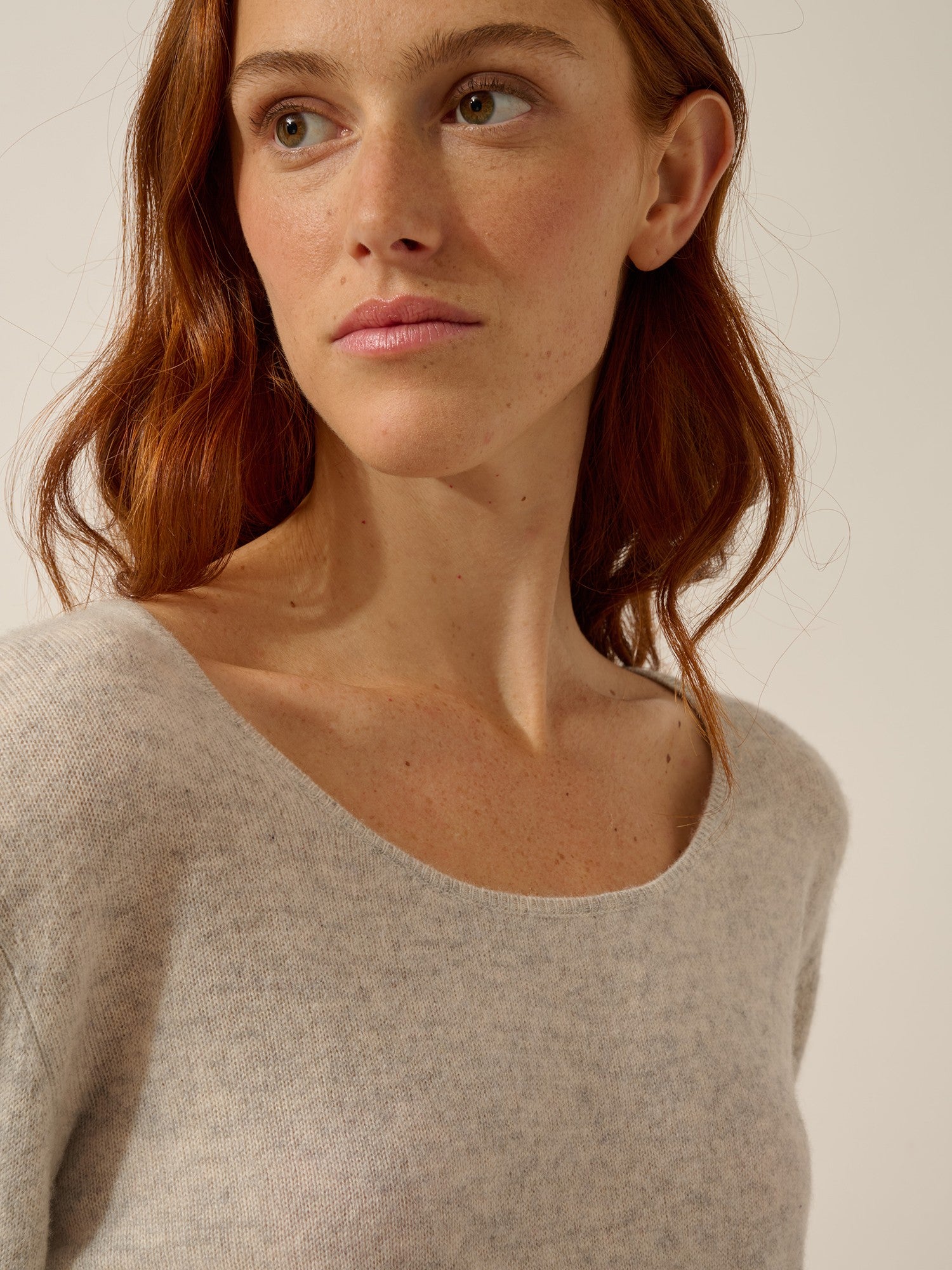 fiona pull col bateau glacier chiné