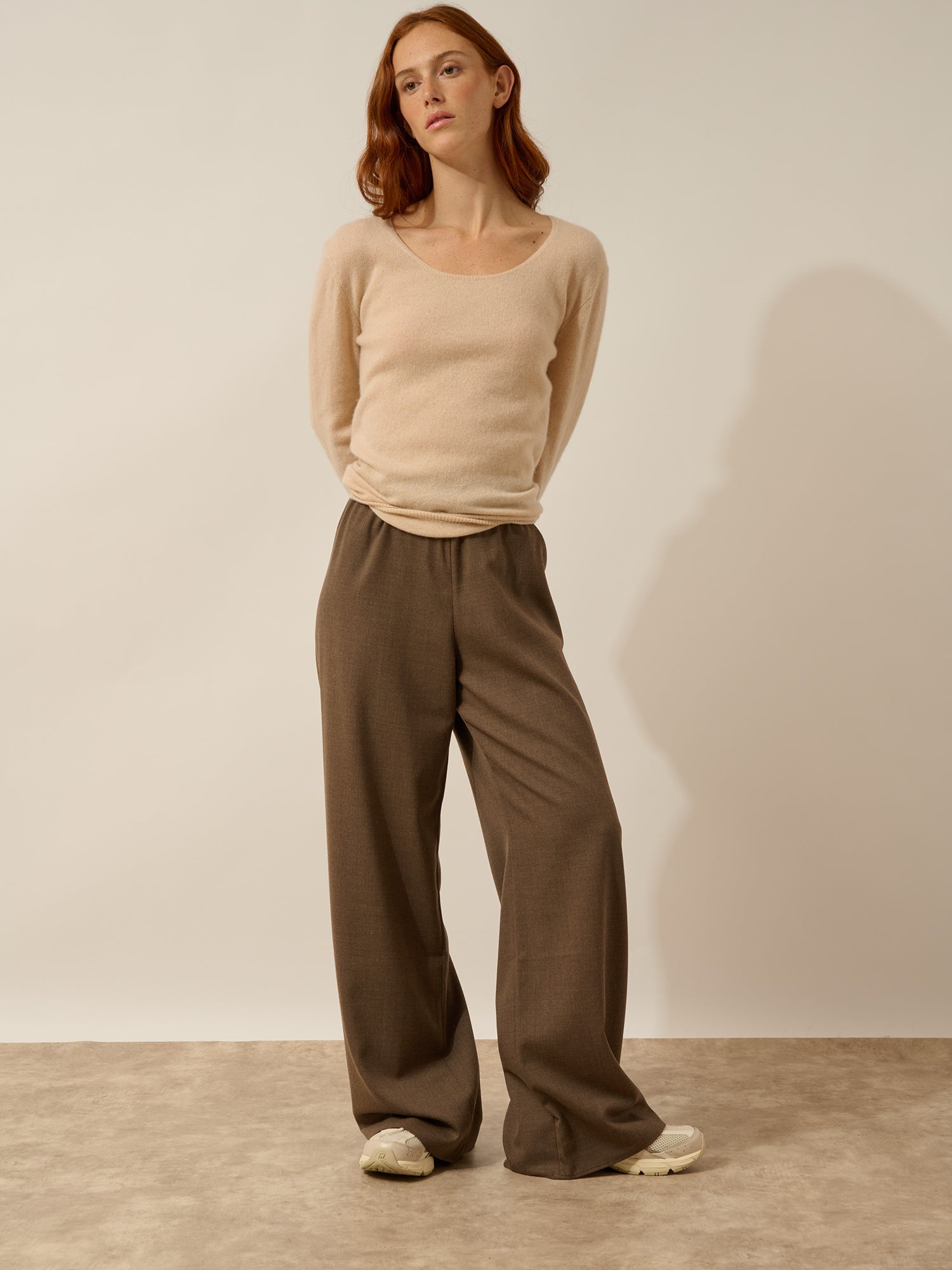 FIONA pull col bateau sable