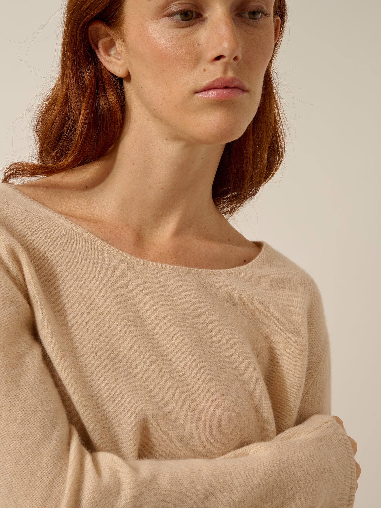 FIONA pull col bateau sable