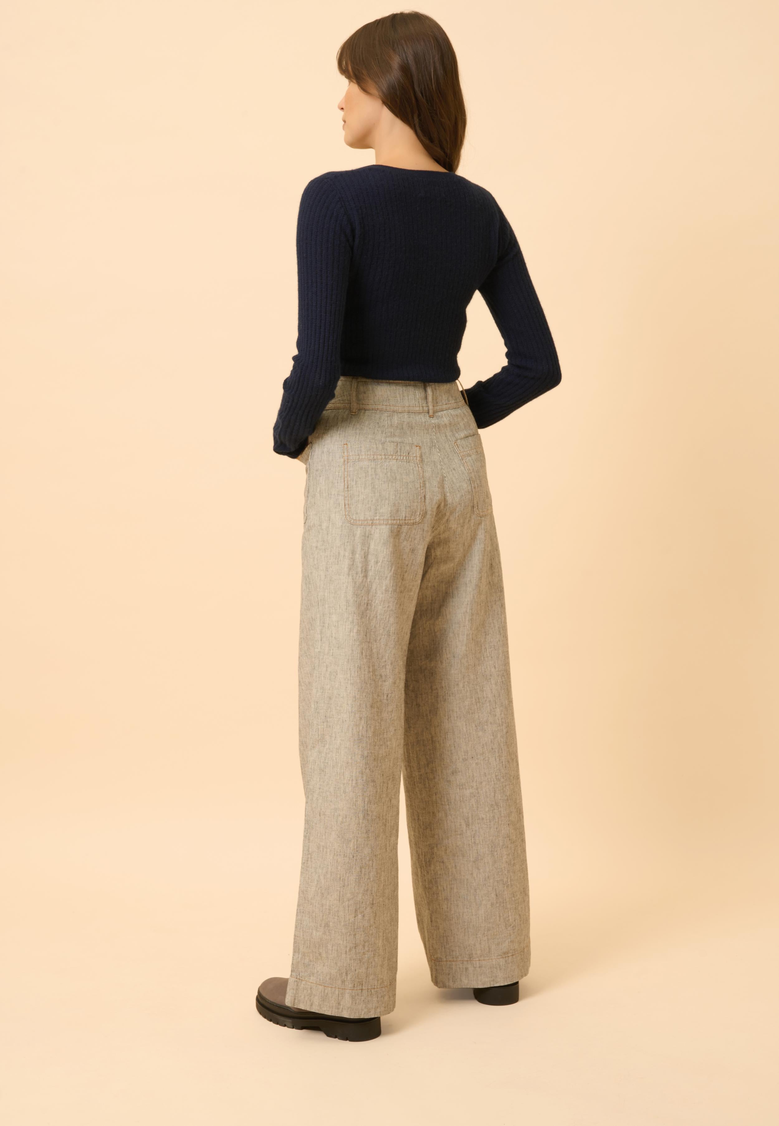 FUNI body col rond navy