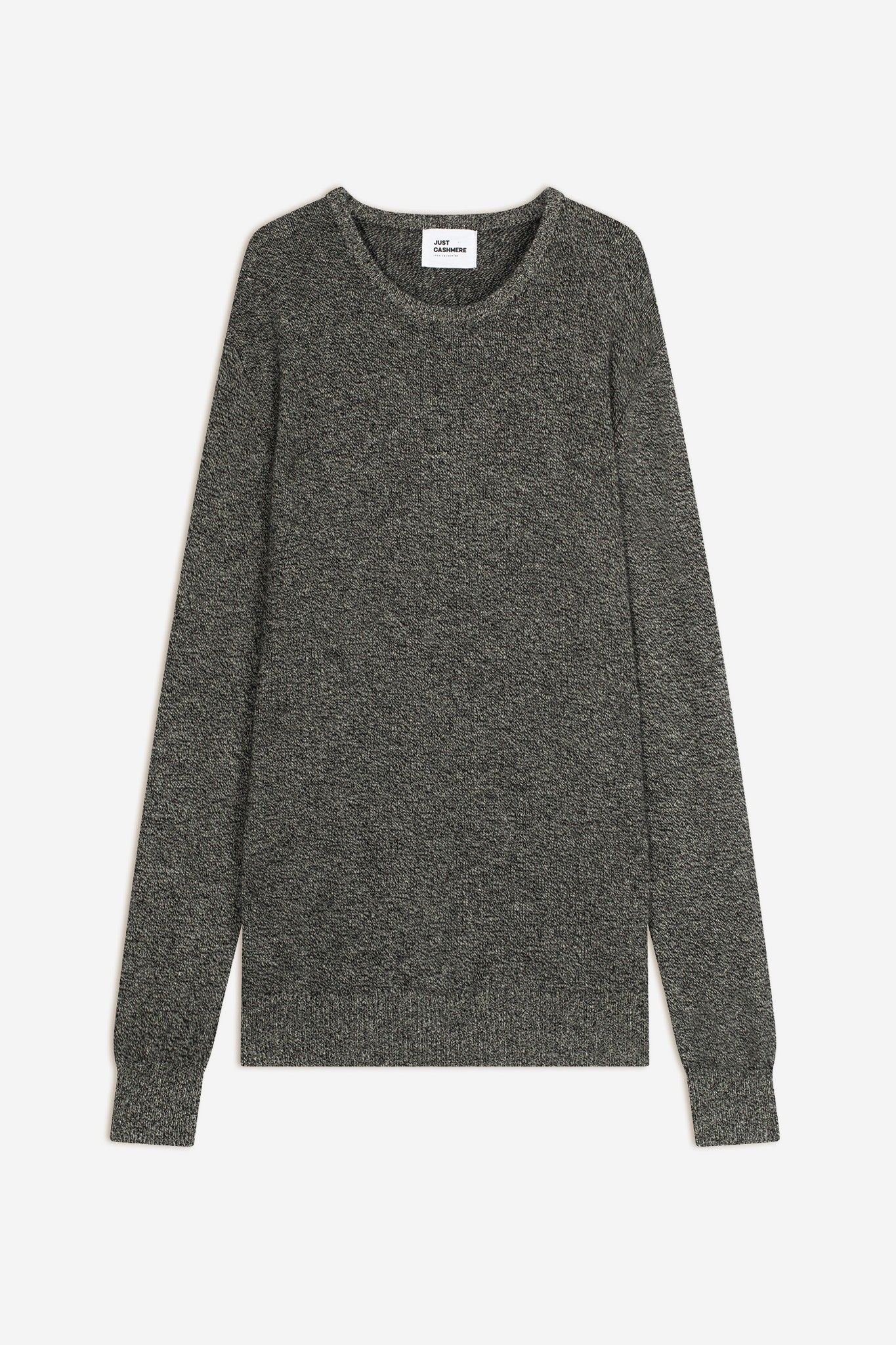 gabin pull col rond 4 fils noir/blanc